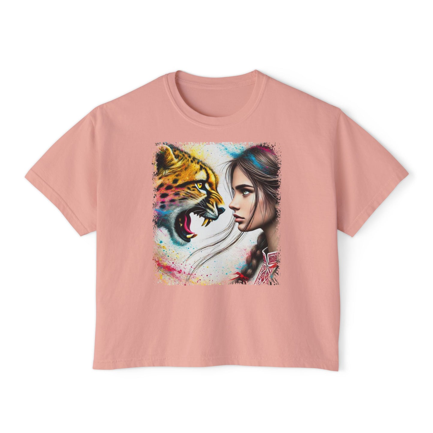 PERSONALIZE Eye to Eye with Velocity - Oversized Boxy Fit Graphic T-shirt