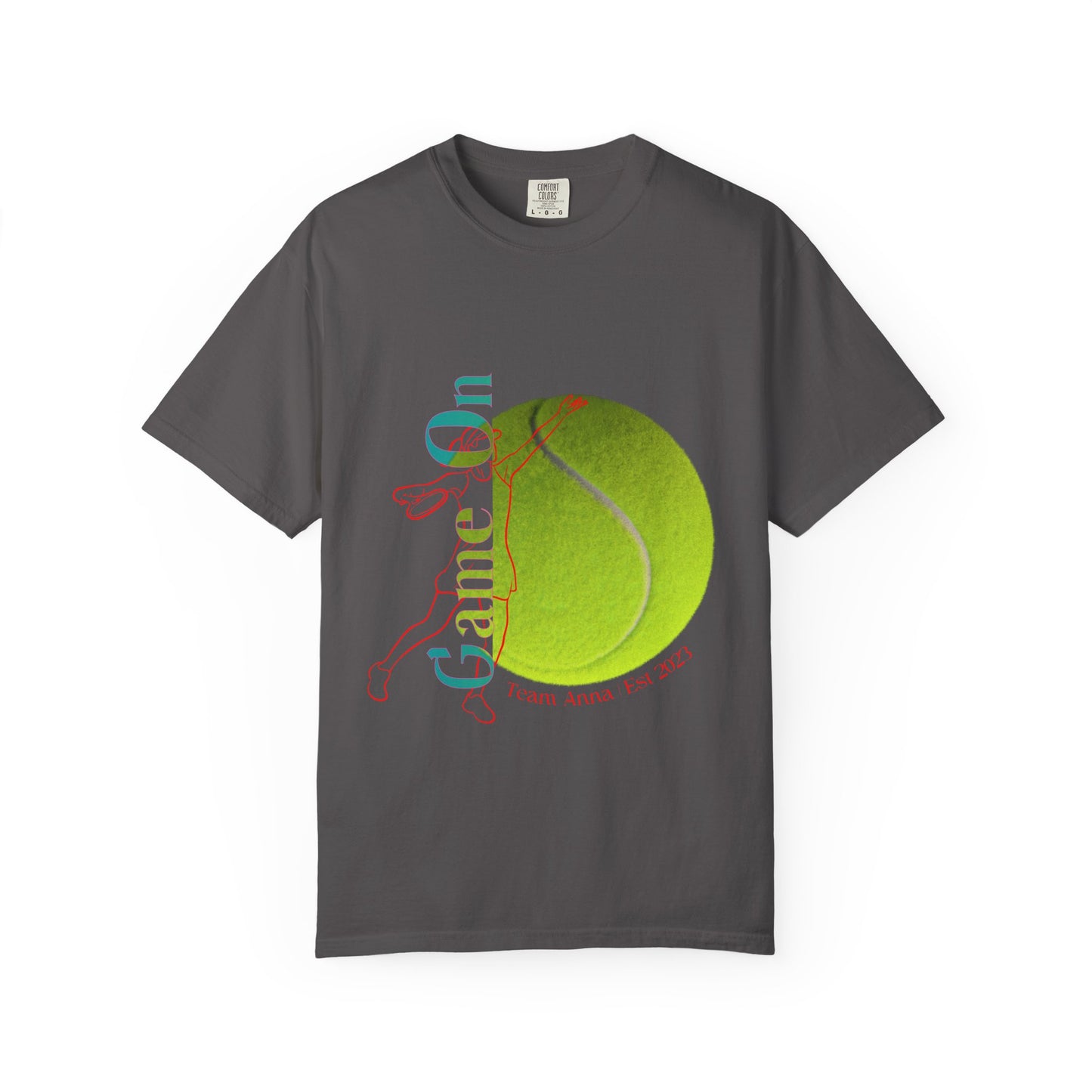 PERSONALIZE Women Tennis Court Vibes high-quality garment-dyed T-shirt