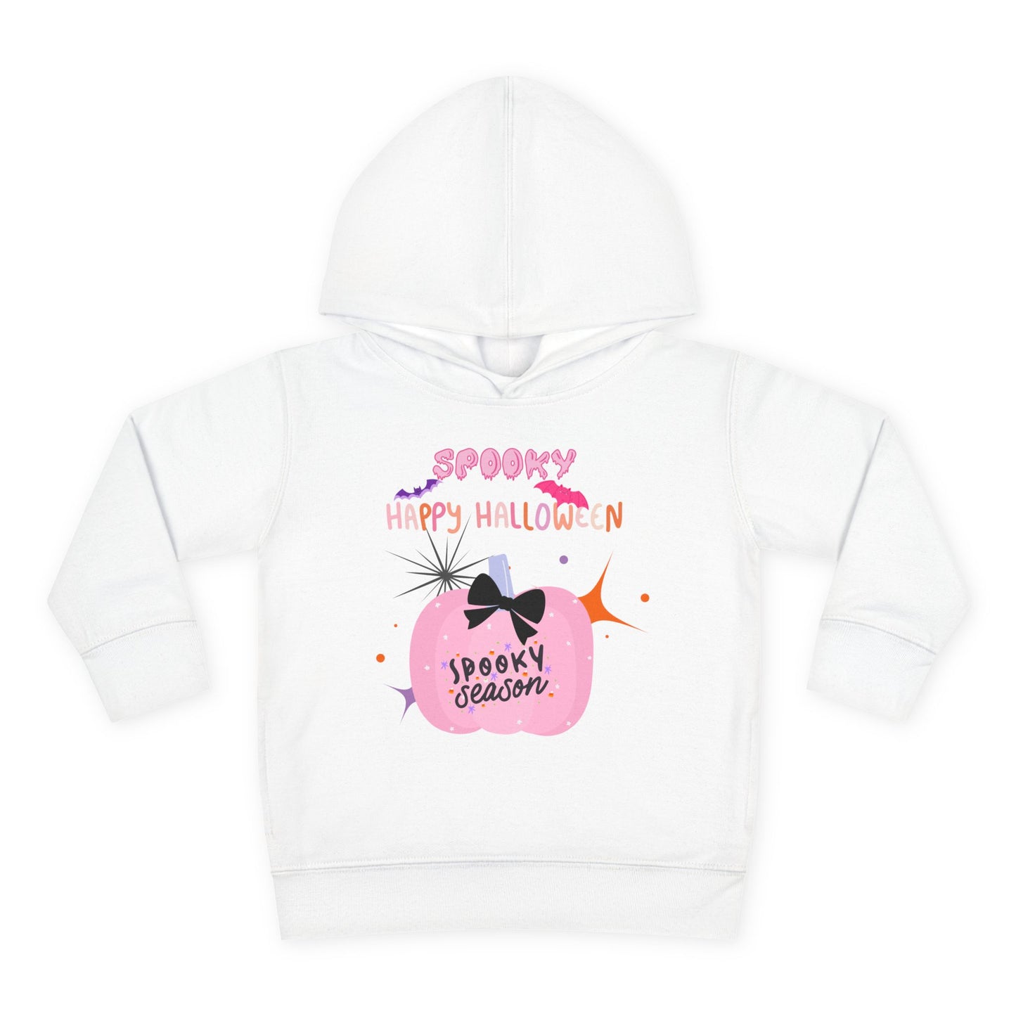 Toddler Pretty in Pink Spooky Season Fleece Hoodie