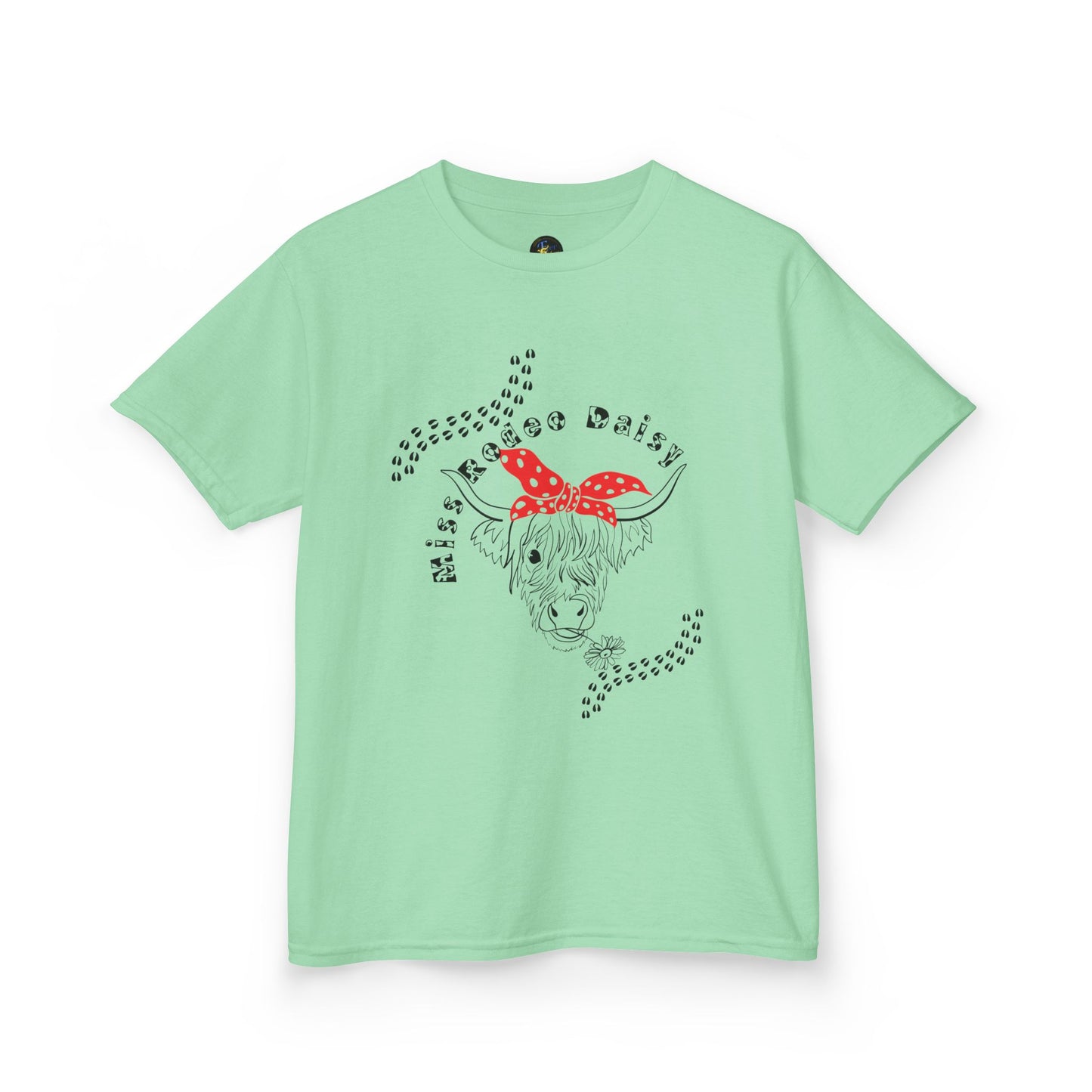 Kids Sweet Sage Cowgirl Fun Graphic Tee