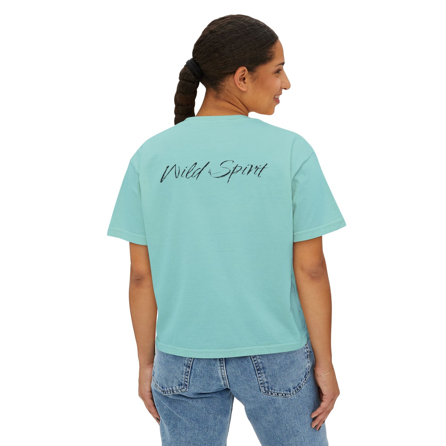 PERSONALIZE The Brave and the Beautiful - Oversized Boxy Fit Graphic T-shirt