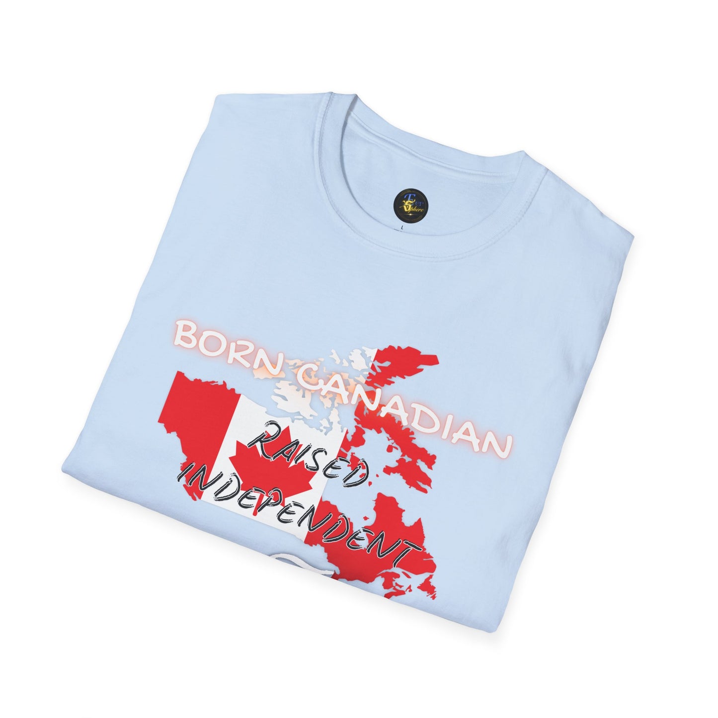 PERSONALIZE Born Canadian Unisex Cotton T-Shirt - Independent Spirit Tee