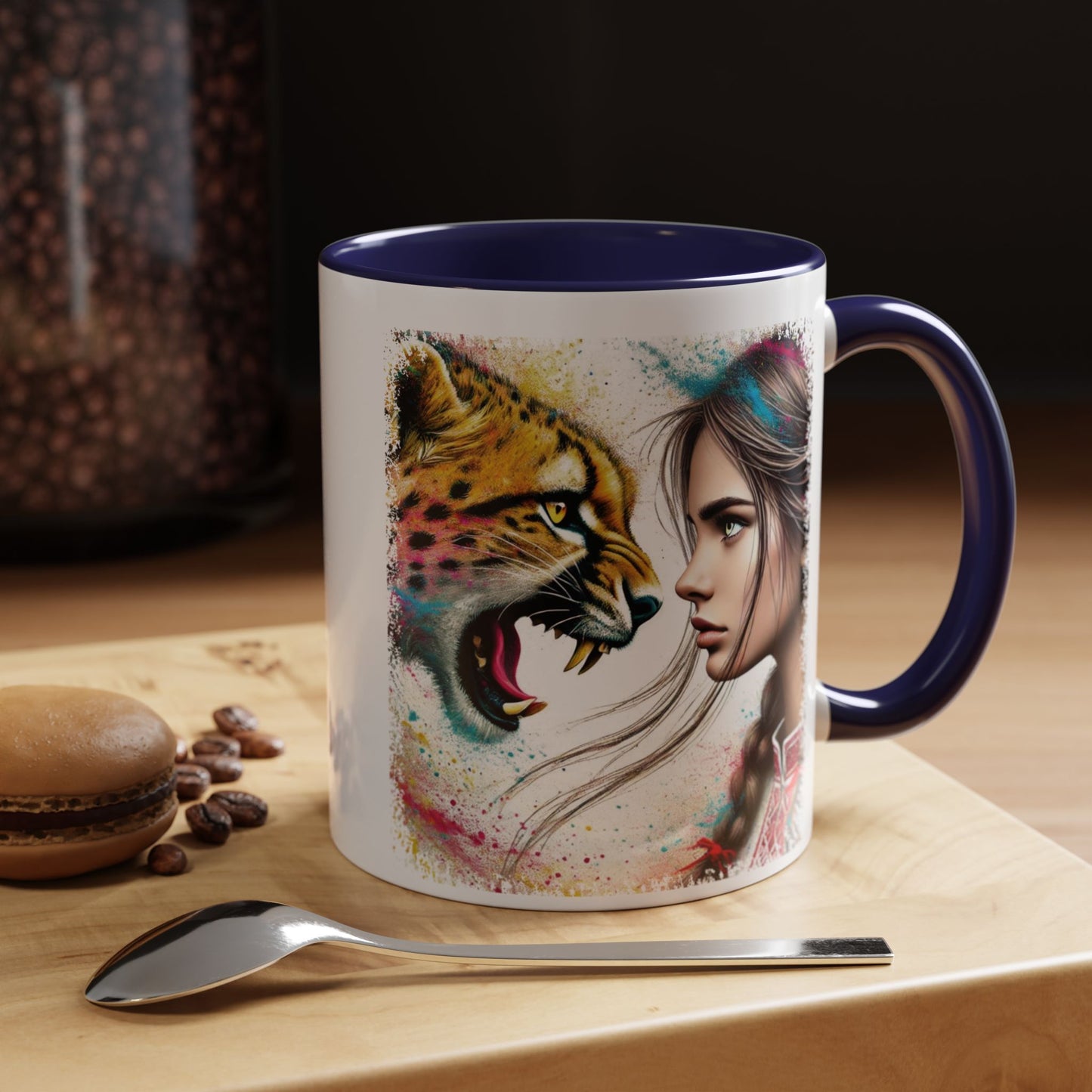 Ukrainian Wild Spirit Girl Mug Size 11oz, 15oz