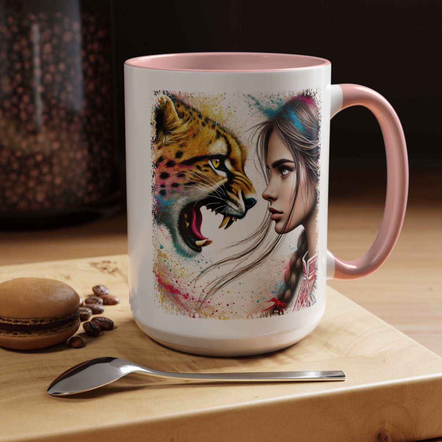 Ukrainian Wild Spirit Girl Mug Size 11oz, 15oz
