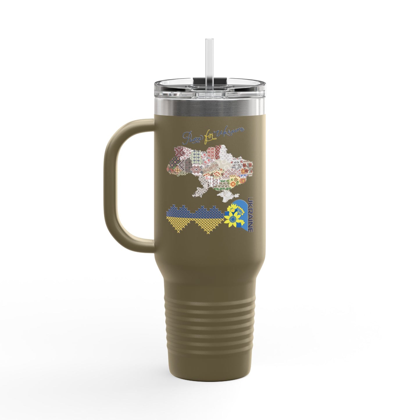 Ukrainian Free Spirit Travel Mug, 40oz