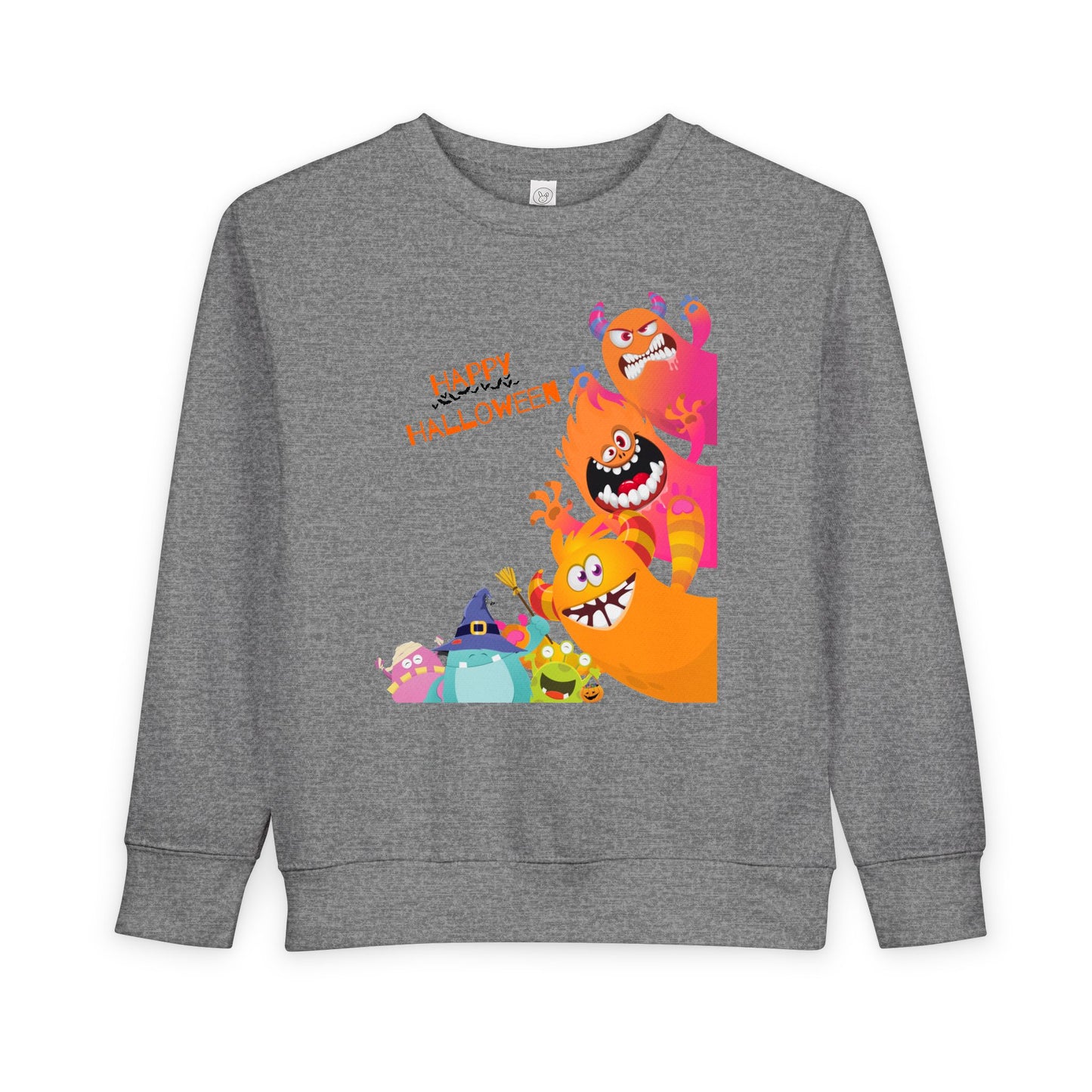 Toddler Happy Halloween Monsters Sweatshirt