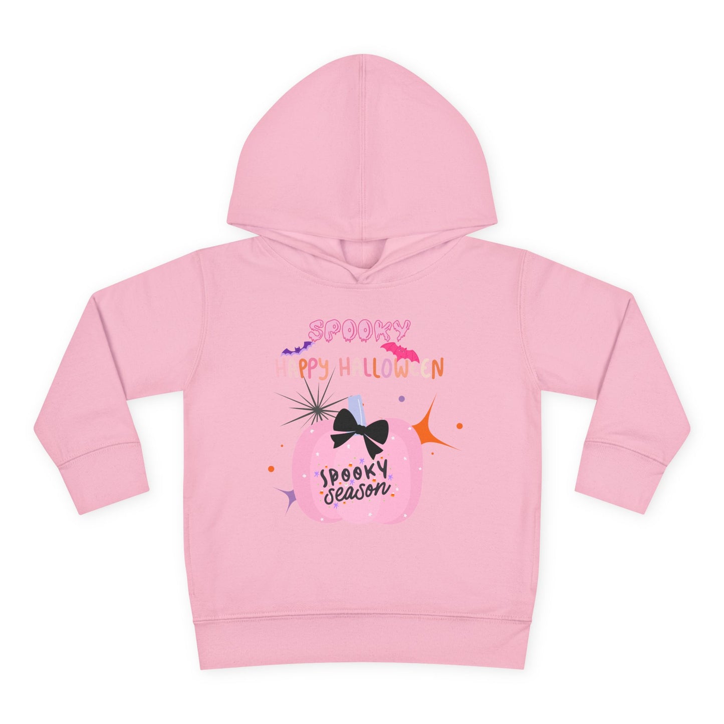 Toddler Pretty in Pink Spooky Season Fleece Hoodie