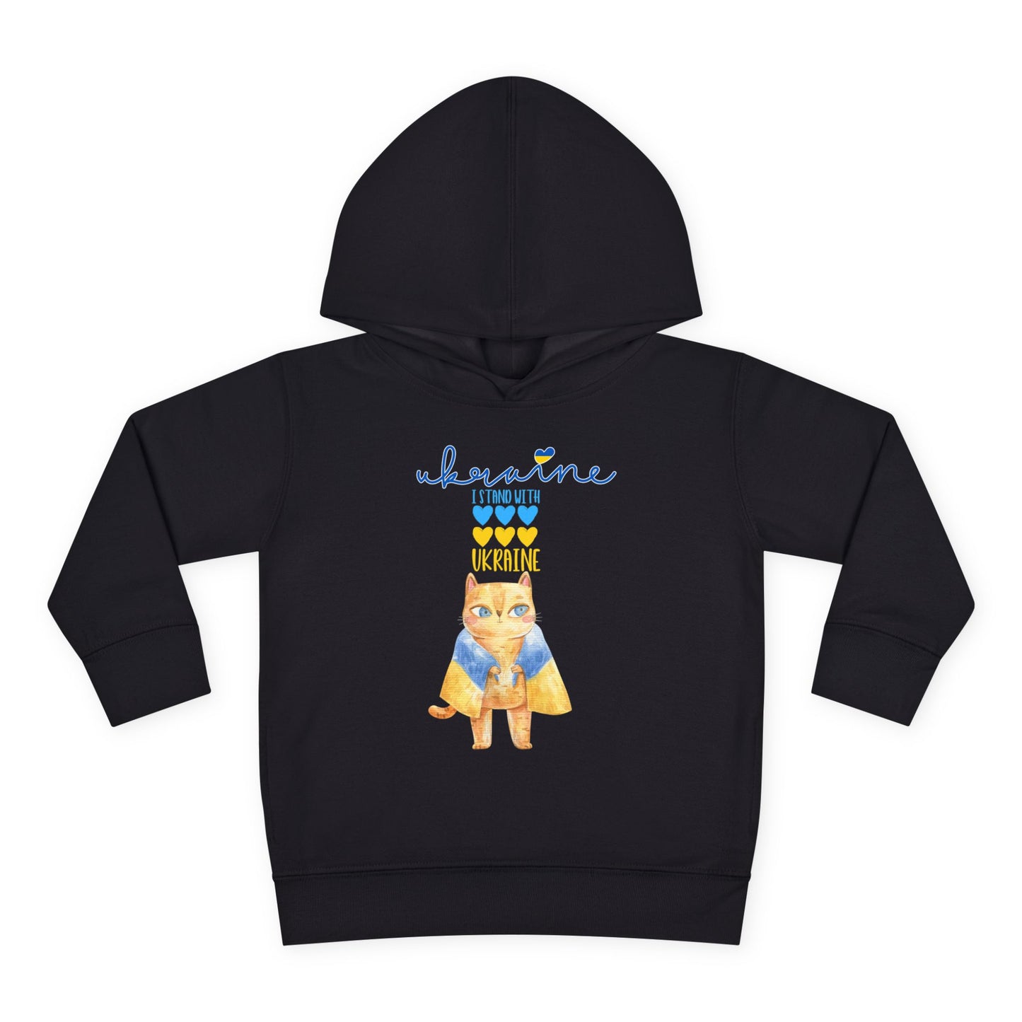 Toddler Pride in Blue & Yellow Fleece Hoodie