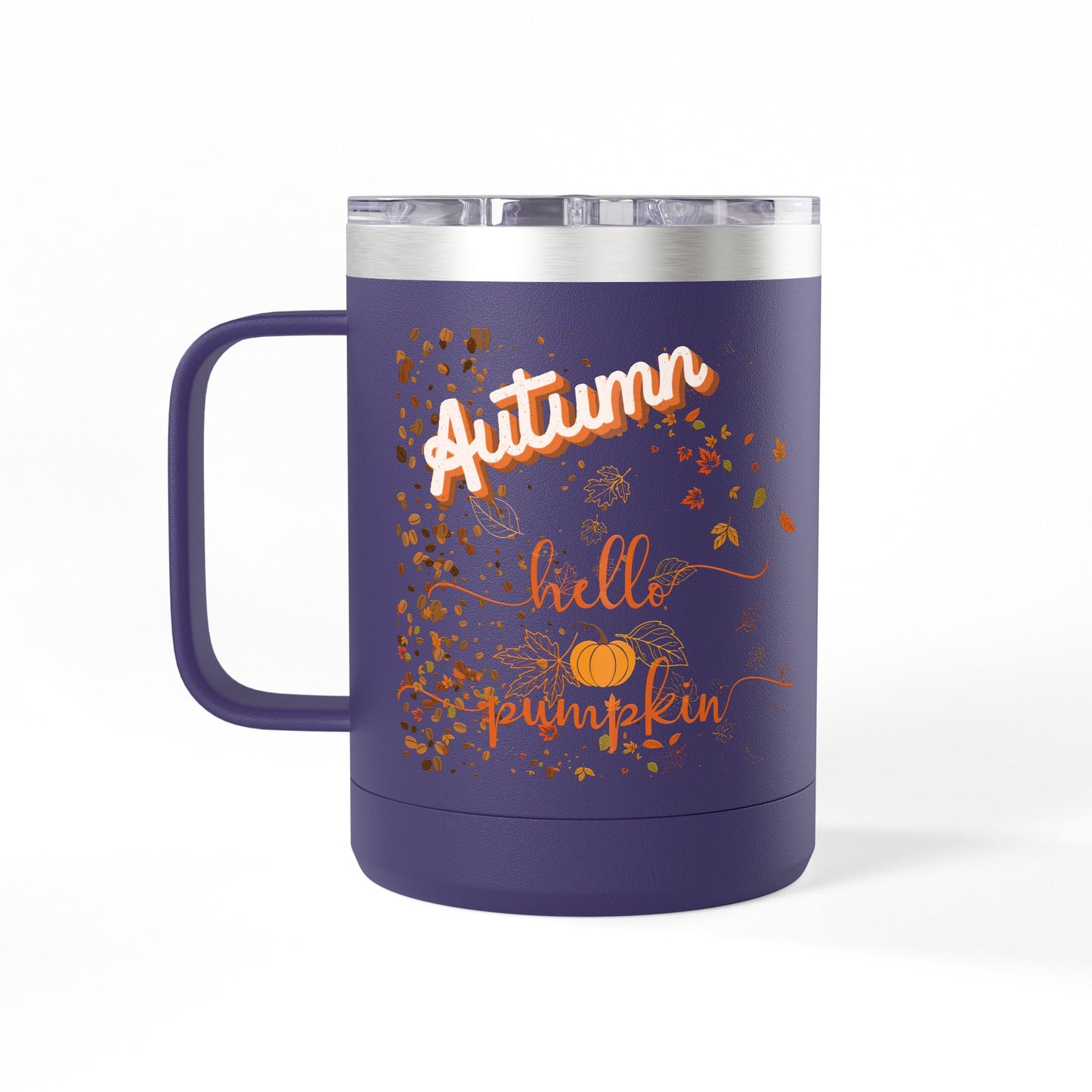 Autumn Coffee Mug Tumbler, 15oz