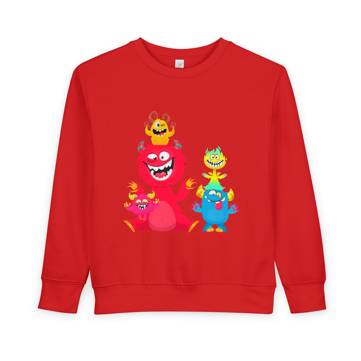 Toddler Colorful Monsters Sweatshirt