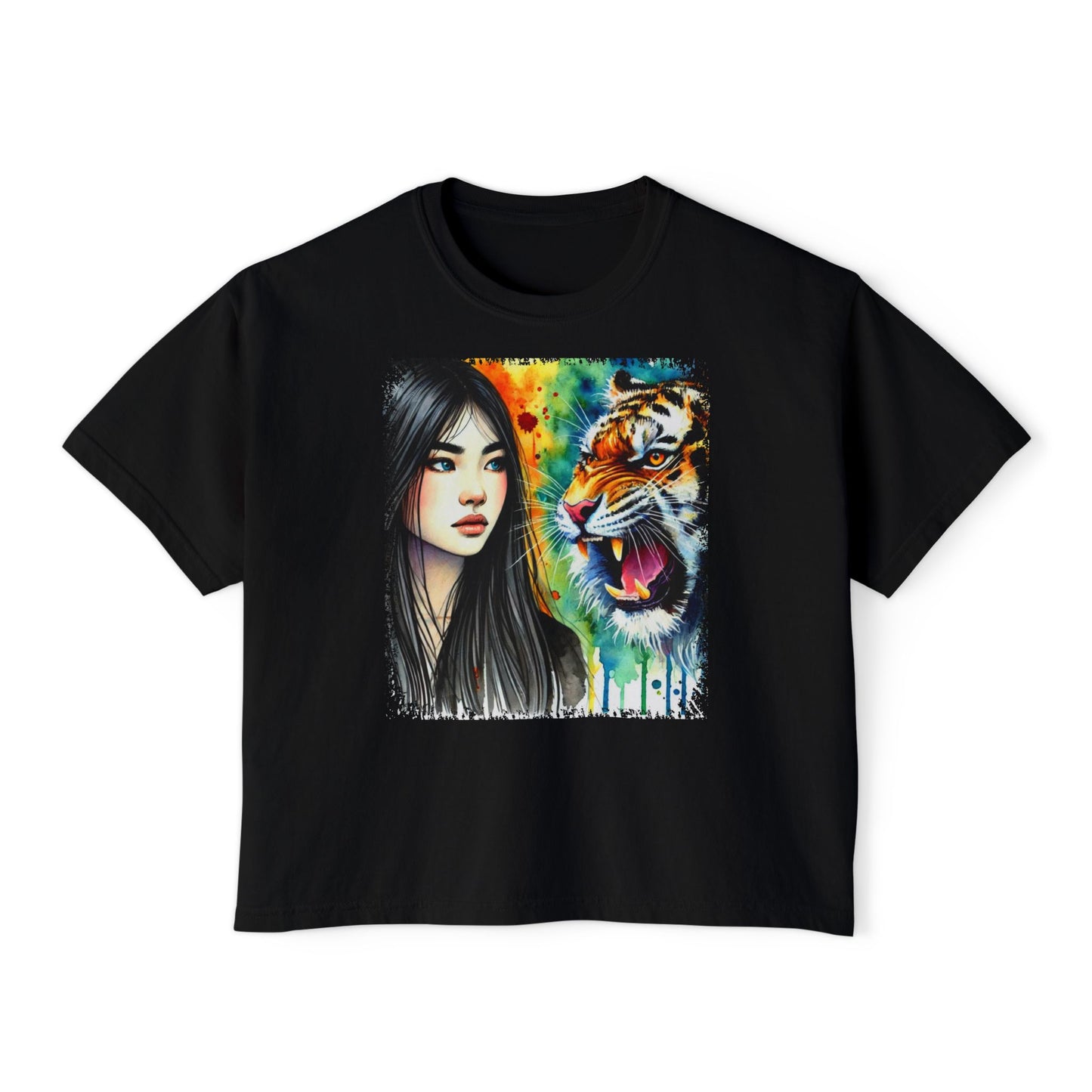 PERSONALIZE Whispers to the Wild - Oversized Boxy Fit Graphic T-shirt