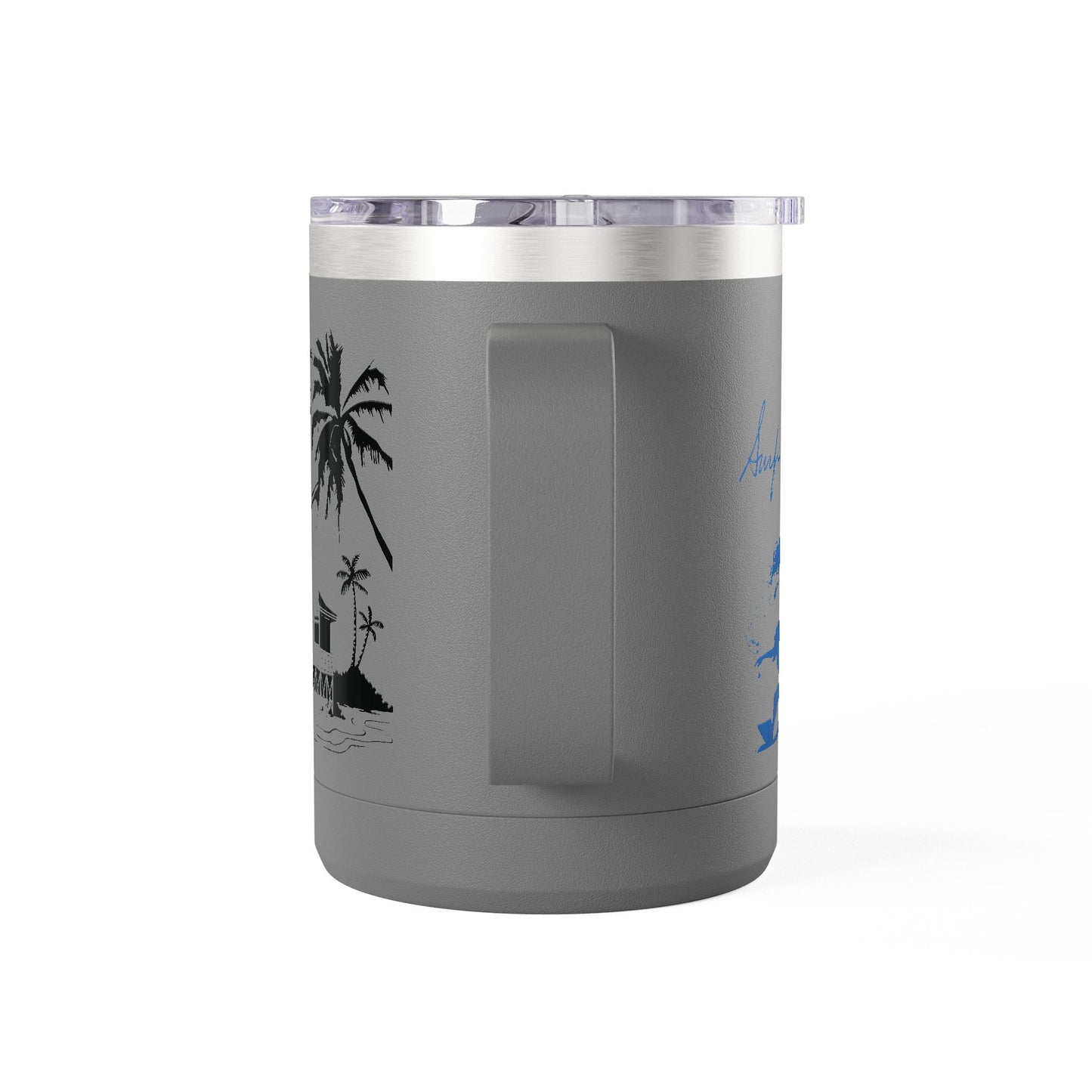 Surfing Girl Mug Tumbler, 15oz