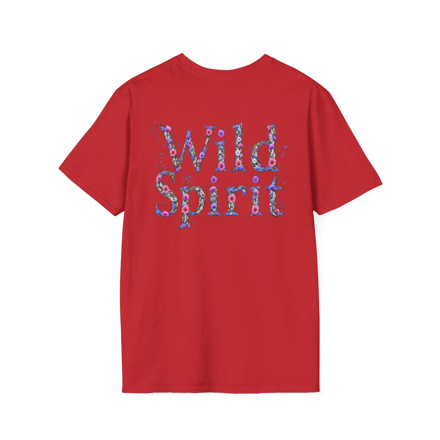 Wild Spirit Butterfly V-Neck Tee for Women