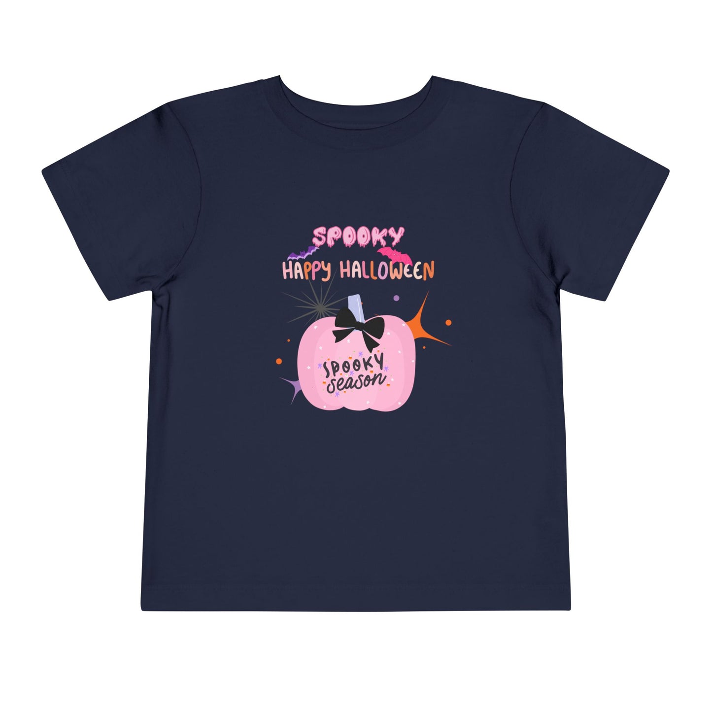 Toddler Pretty in Pink Spooky Season Tee