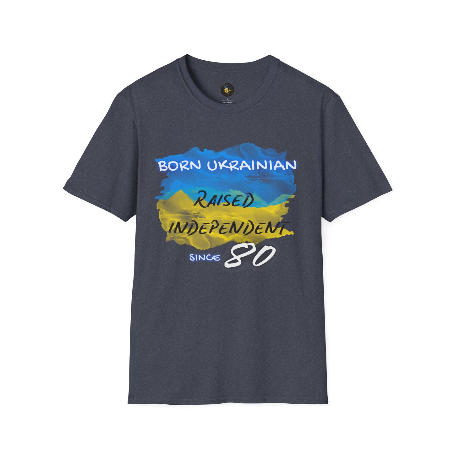 PERSONALIZE Born Ukrainian Unisex Cotton T-Shirt - Independent Spirit Tee