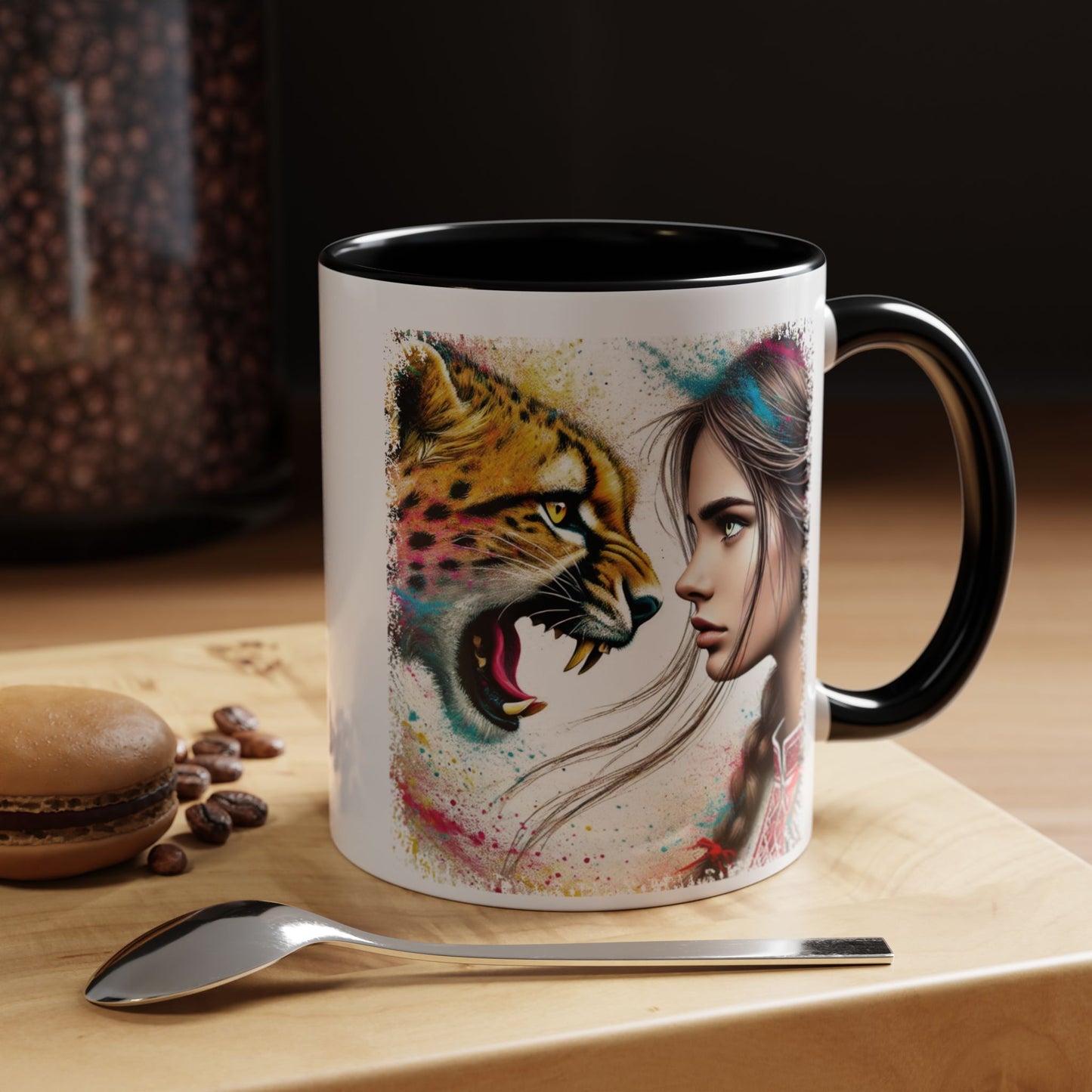 Ukrainian Wild Spirit Girl Mug Size 11oz, 15oz