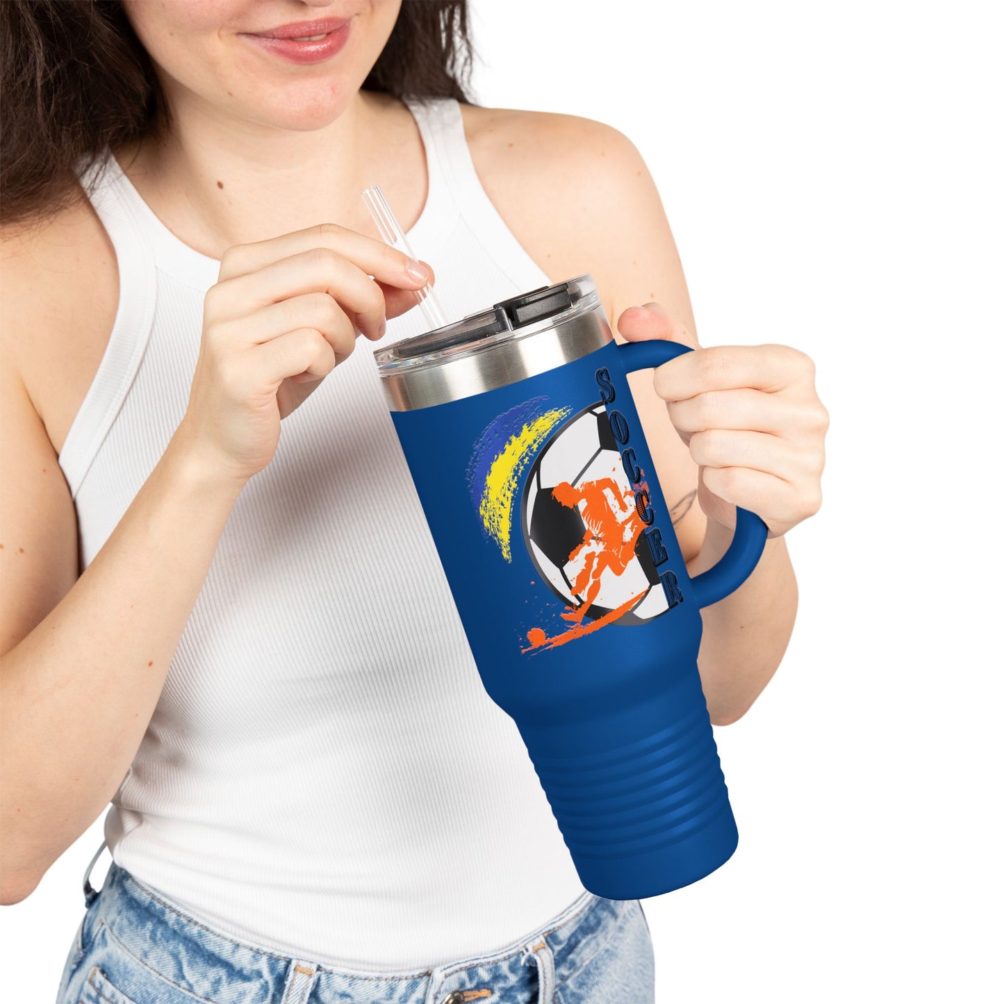 Ukrainian for Life Travel Mug, 40oz
