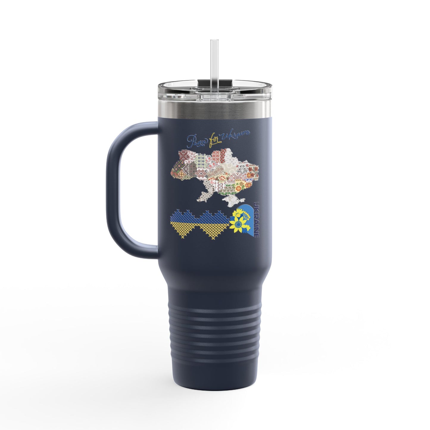 Ukrainian Free Spirit Travel Mug, 40oz