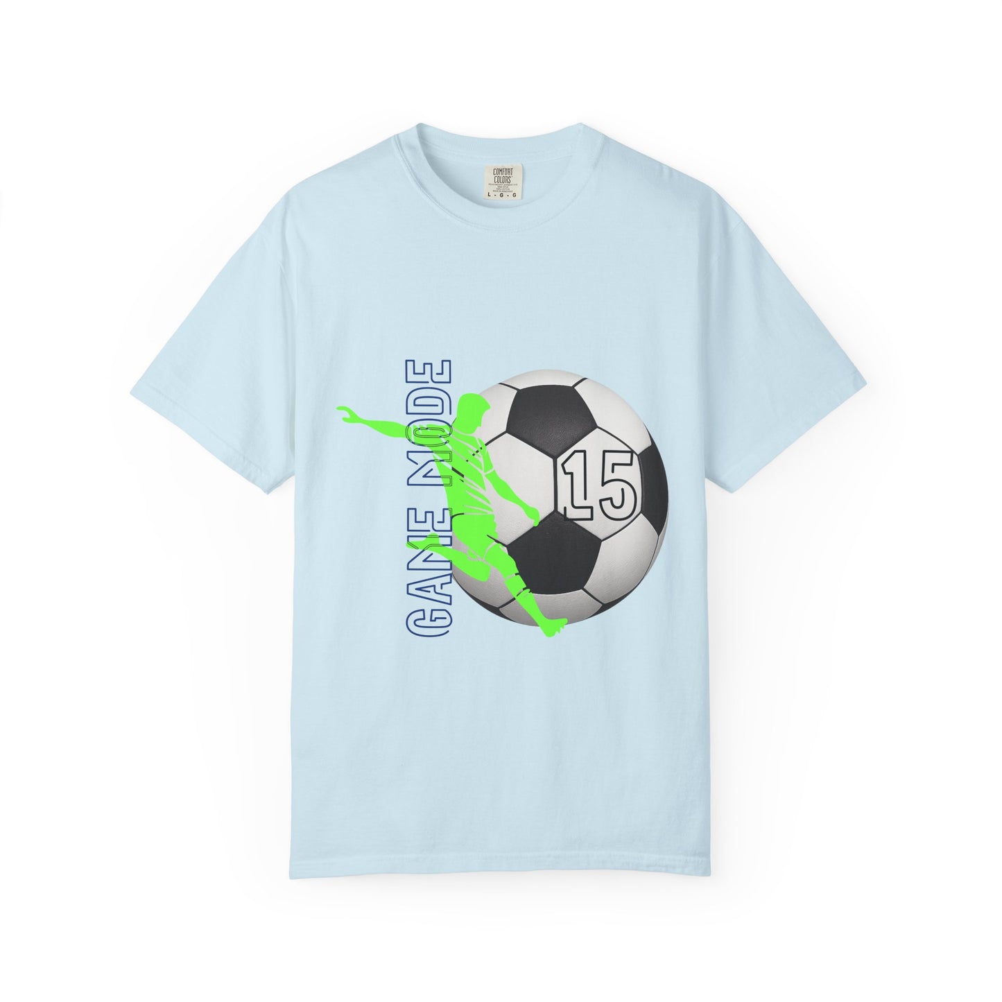 Personalize Unisex Soccer Vintage Touch Garment-Dyed T-shirt