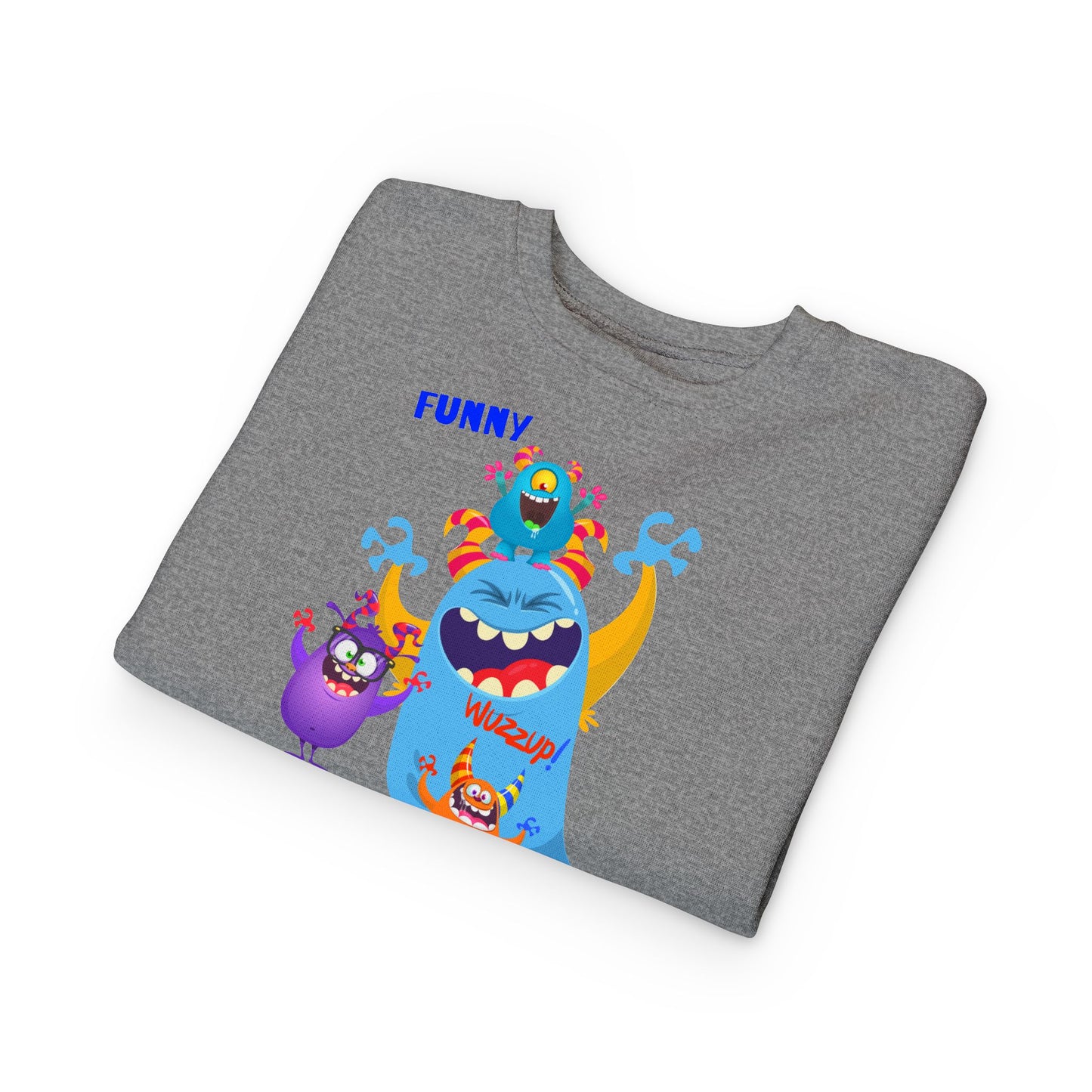 Toddler Funny Monsters Sweatshirt