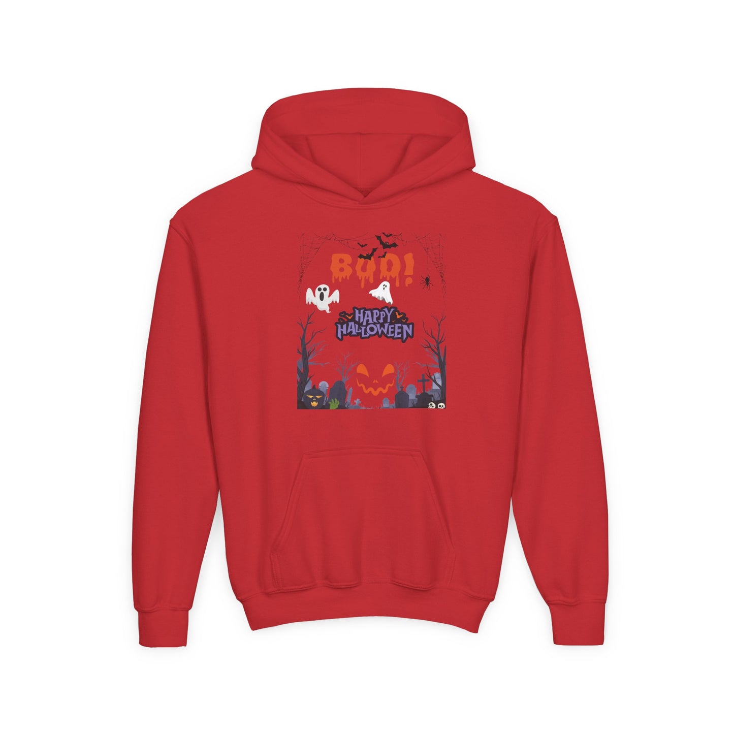Kids Whispers in the Pumpkin Patch Heavy Blend Cozy Hoodie