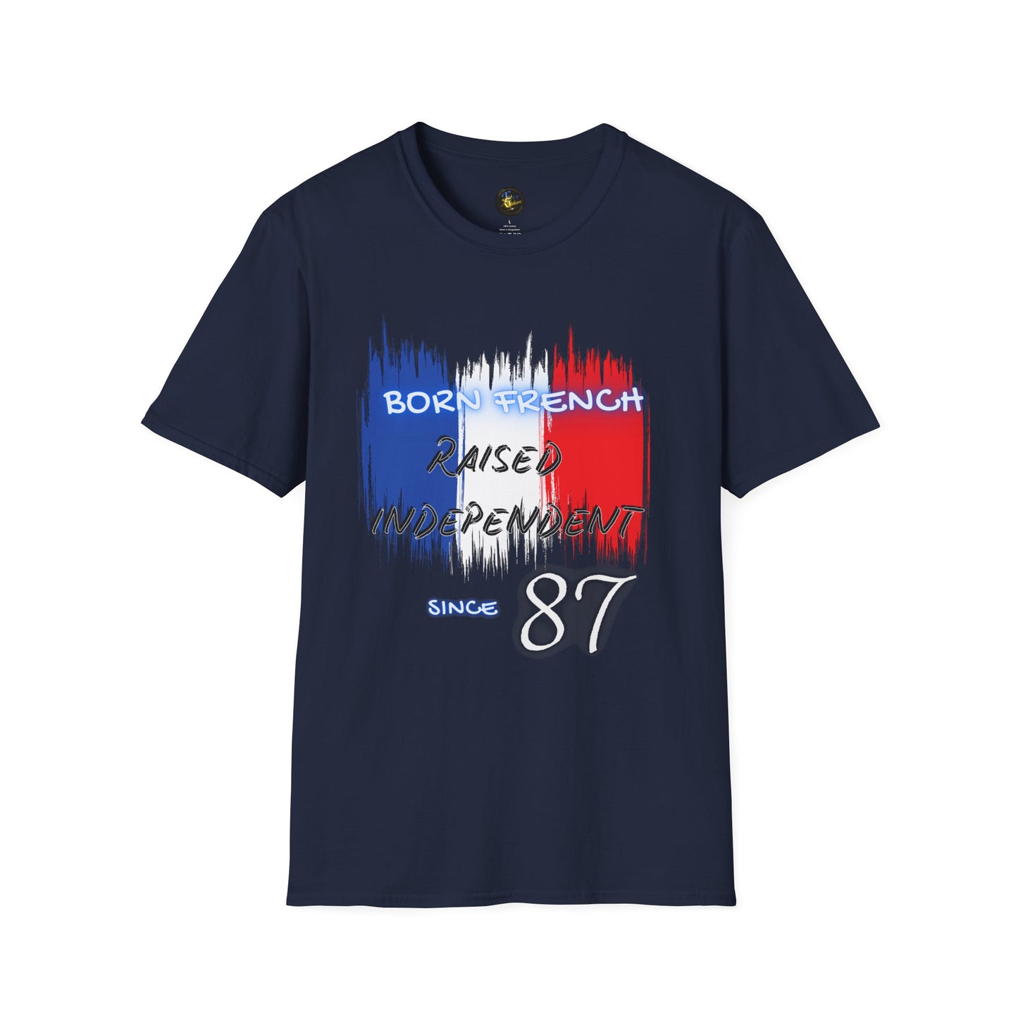 PERSONALIZE Born French Unisex Cotton T-Shirt - Independent Spirit Tee