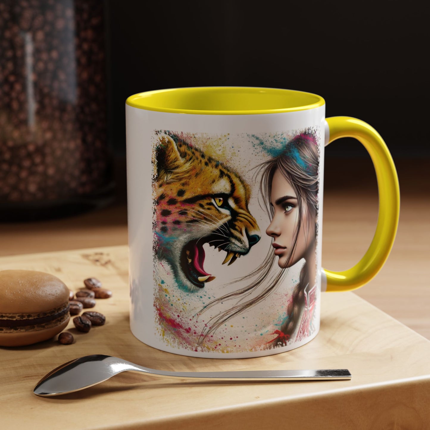 Ukrainian Wild Spirit Girl Mug Size 11oz, 15oz