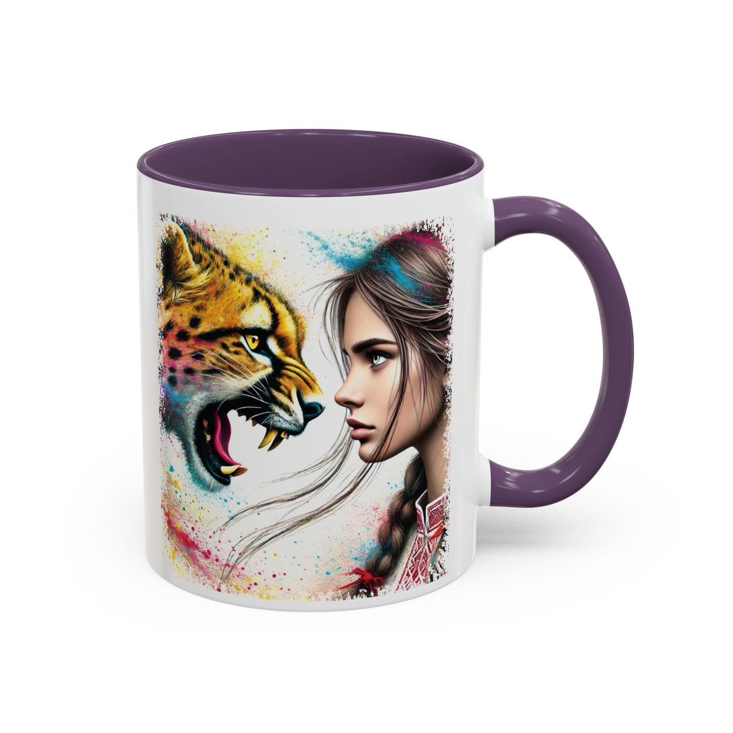 Ukrainian Wild Spirit Girl Mug Size 11oz, 15oz