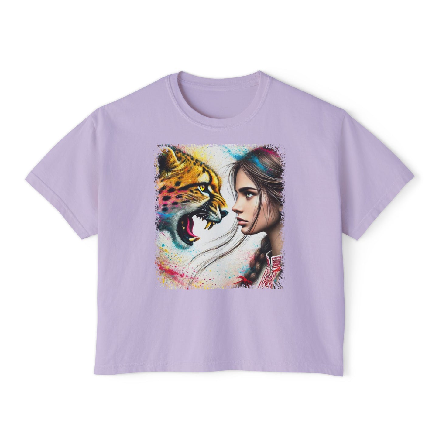 PERSONALIZE Eye to Eye with Velocity - Oversized Boxy Fit Graphic T-shirt