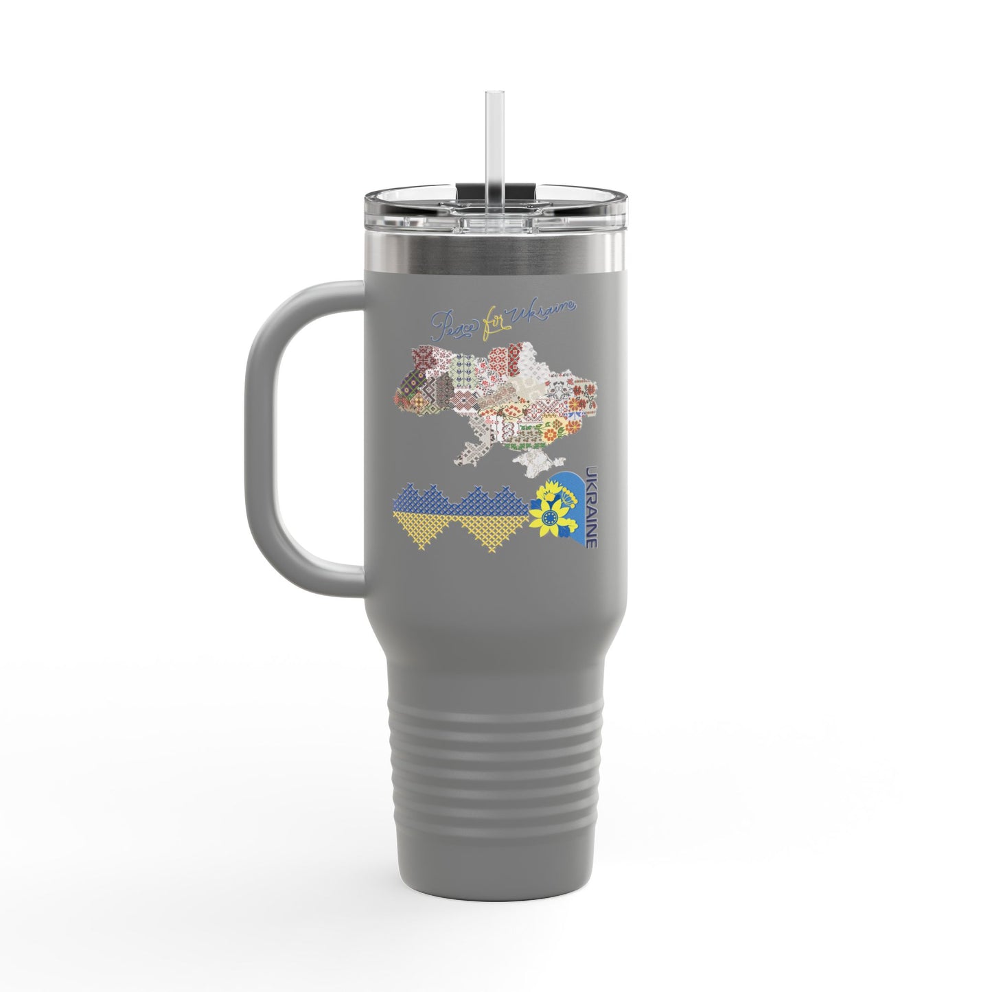 Ukrainian Free Spirit Travel Mug, 40oz