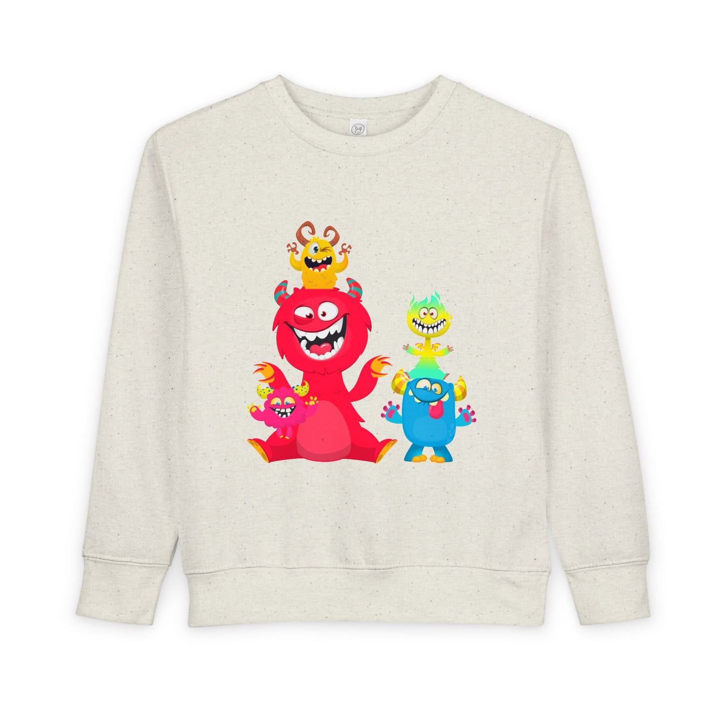 Toddler Colorful Monsters Sweatshirt