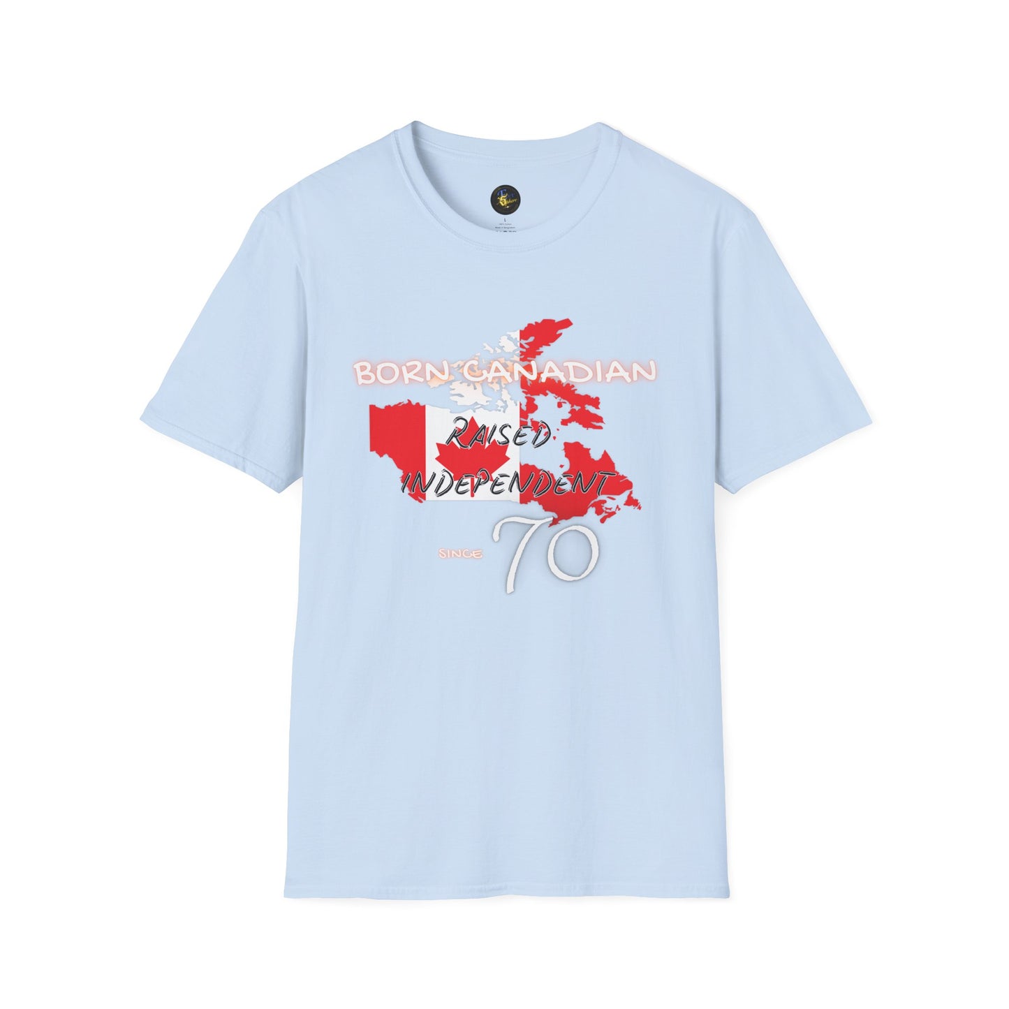 PERSONALIZE Born Canadian Unisex Cotton T-Shirt - Independent Spirit Tee
