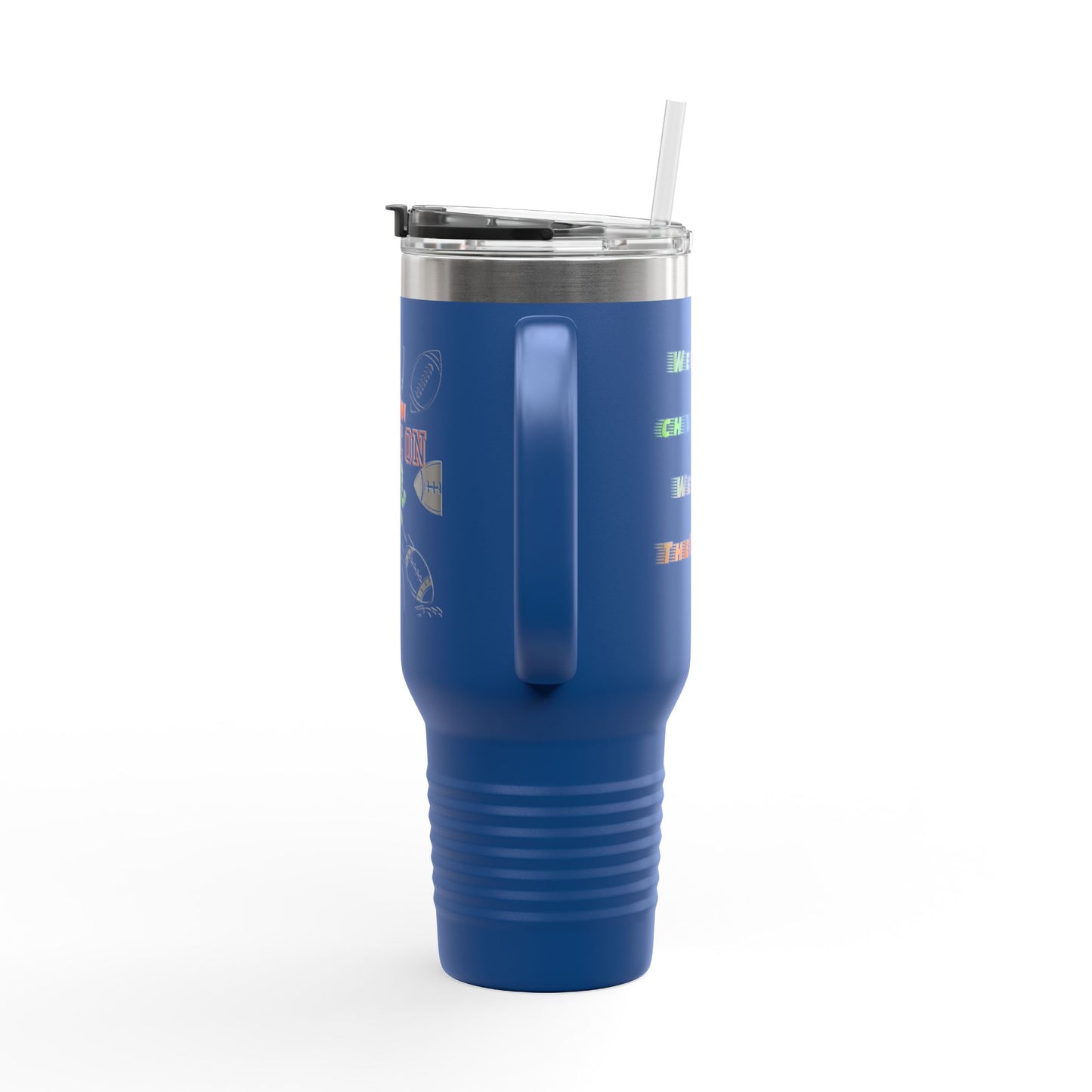 Game On Football Season Sporty Insulated Travel Mug, 40oz