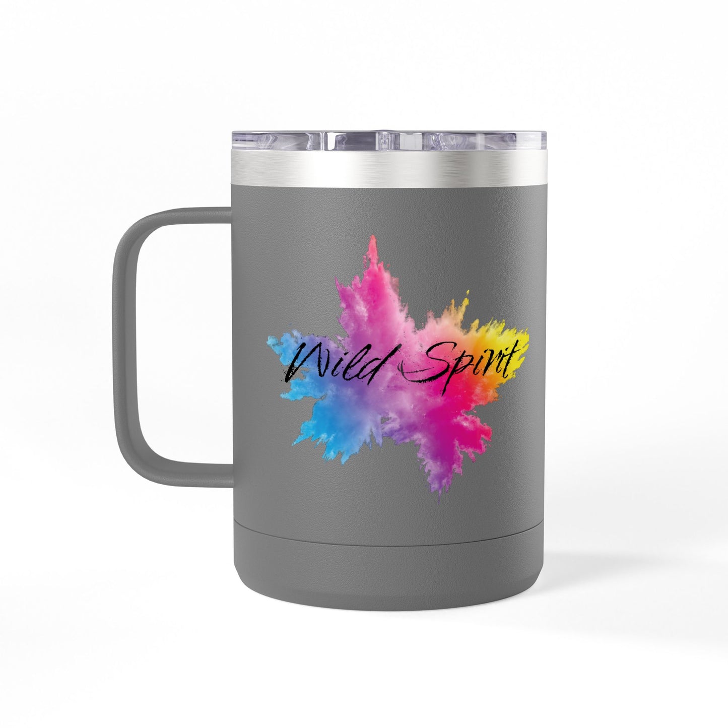 Ukrainian Wild Spirit Girl Mug Tumbler, 15oz