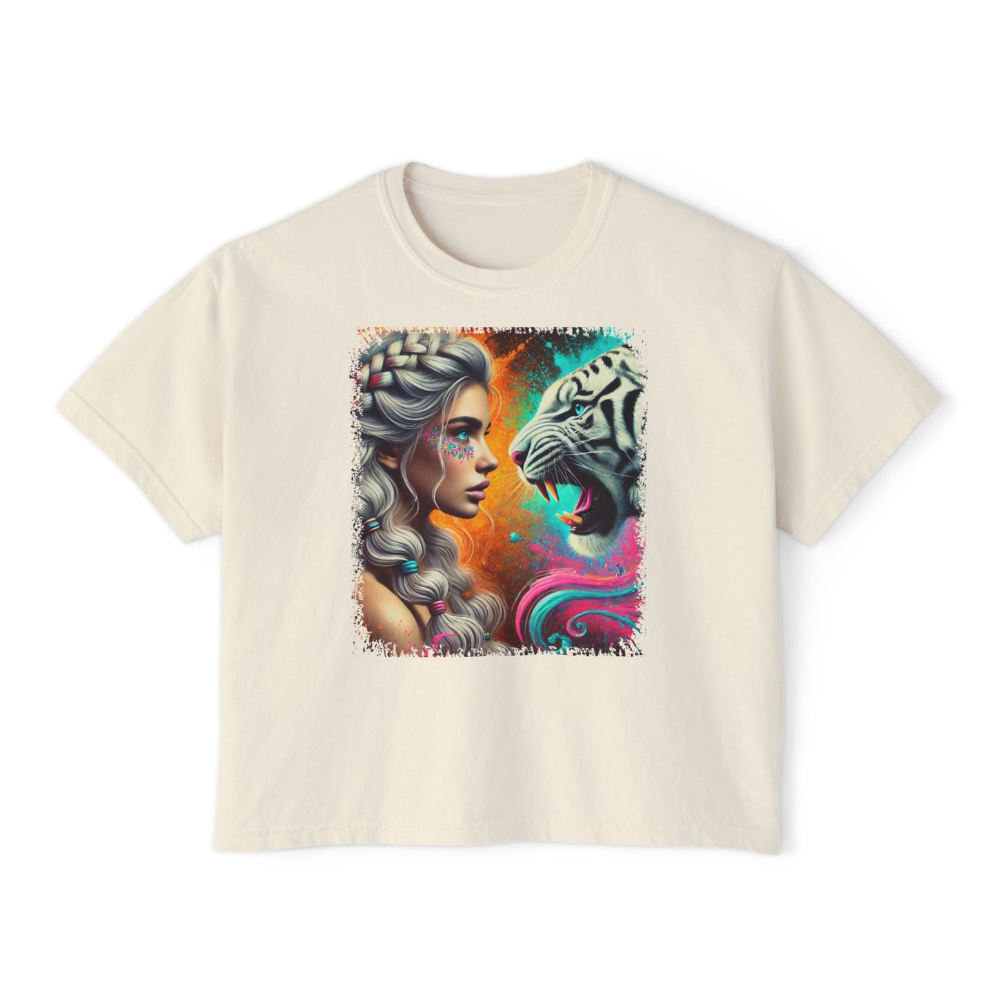 PERSONALIZE Uncaged Resolve - Oversized Boxy Fit Graphic T-shirt