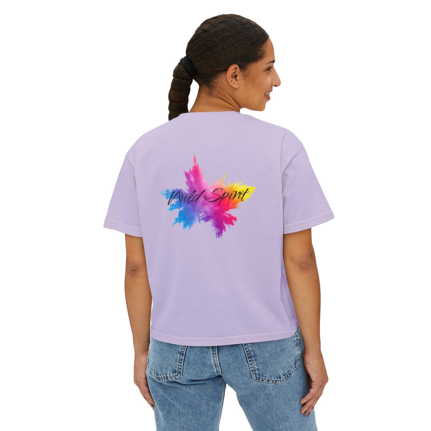 PERSONALIZE Soul of a Lioness Oversized Boxy Fit Graphic T-shirt