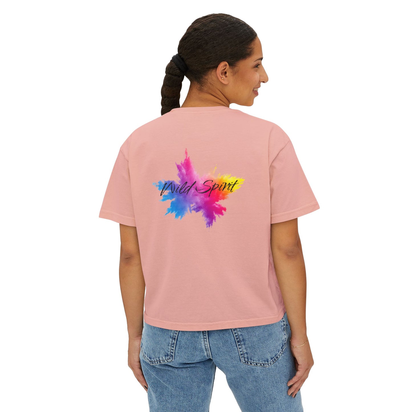 PERSONALIZE Tame Is Not Her Nature - Oversized Boxy Fit Graphic T-shirt