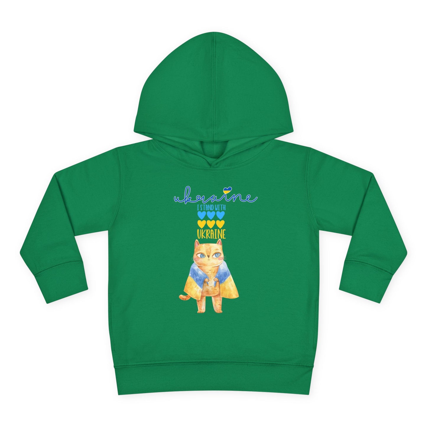 Toddler Pride in Blue & Yellow Fleece Hoodie