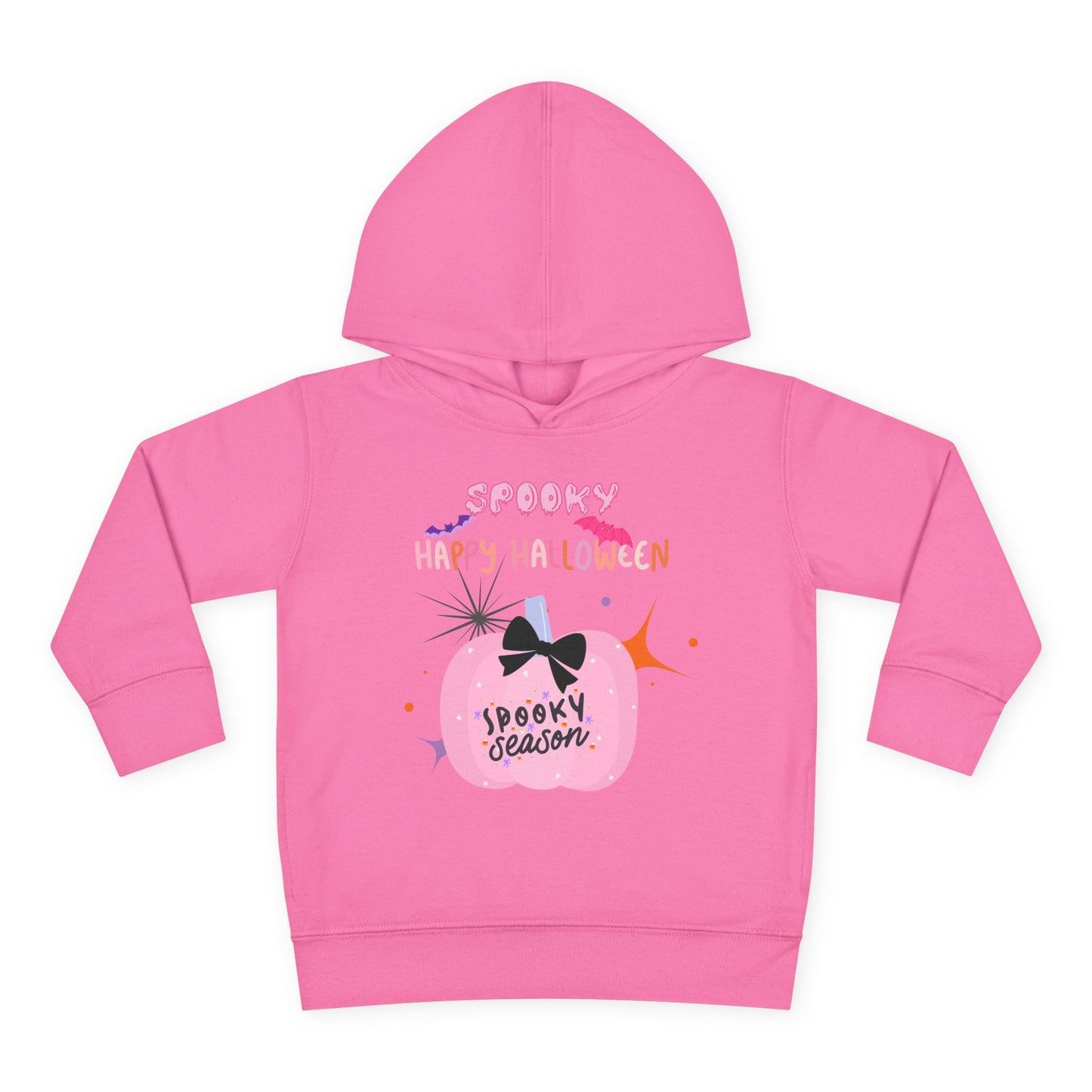 Toddler Pretty in Pink Spooky Season Fleece Hoodie