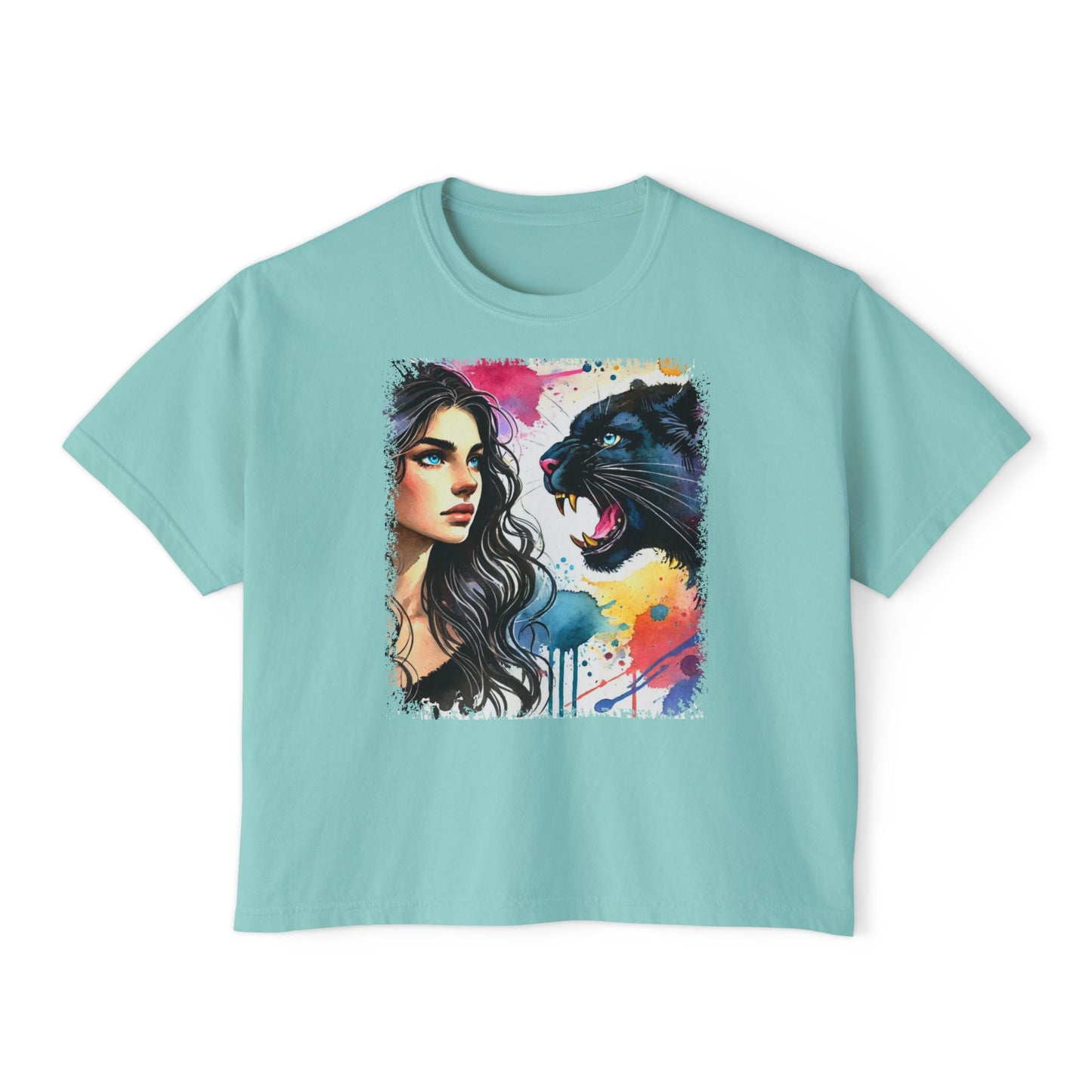PERSONALIZE Still as the Huntress - Oversized Boxy Fit Graphic T-shirt