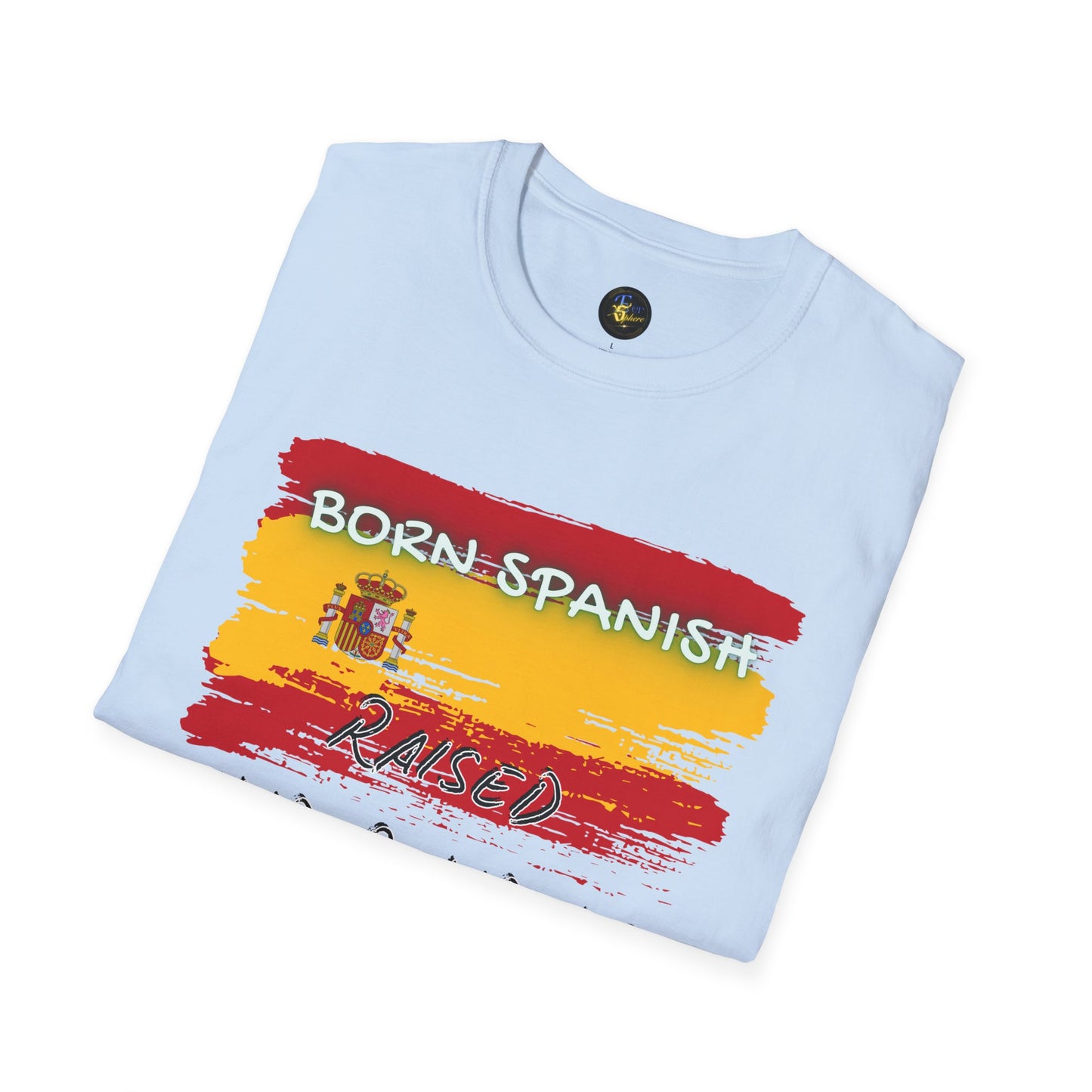 PERSONALIZE Born Spanish Unisex Cotton T-Shirt - Independent Spirit Tee