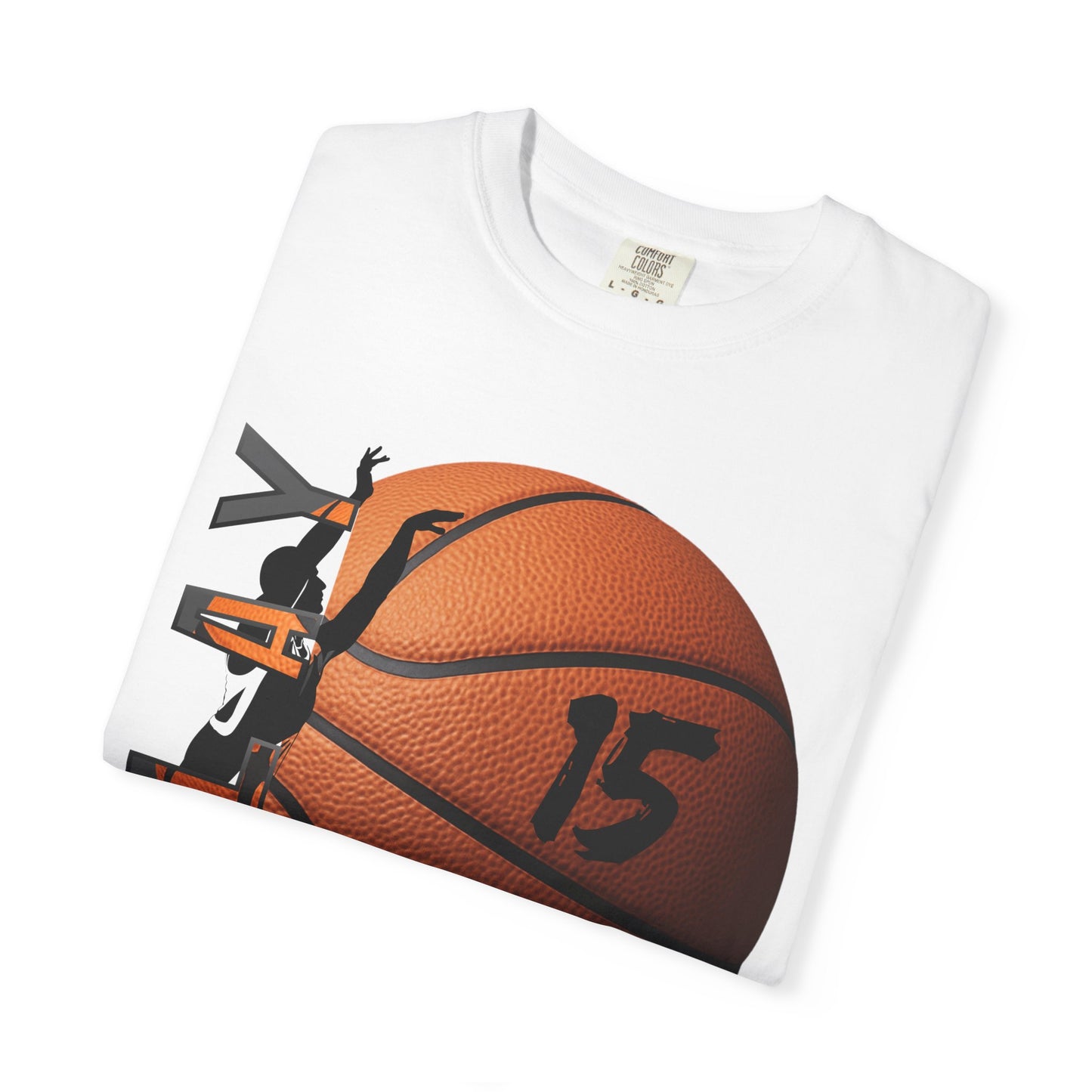 PERSONALIZE Unisex Basketball Garment-Dyed T-shirt Always in Play Mode