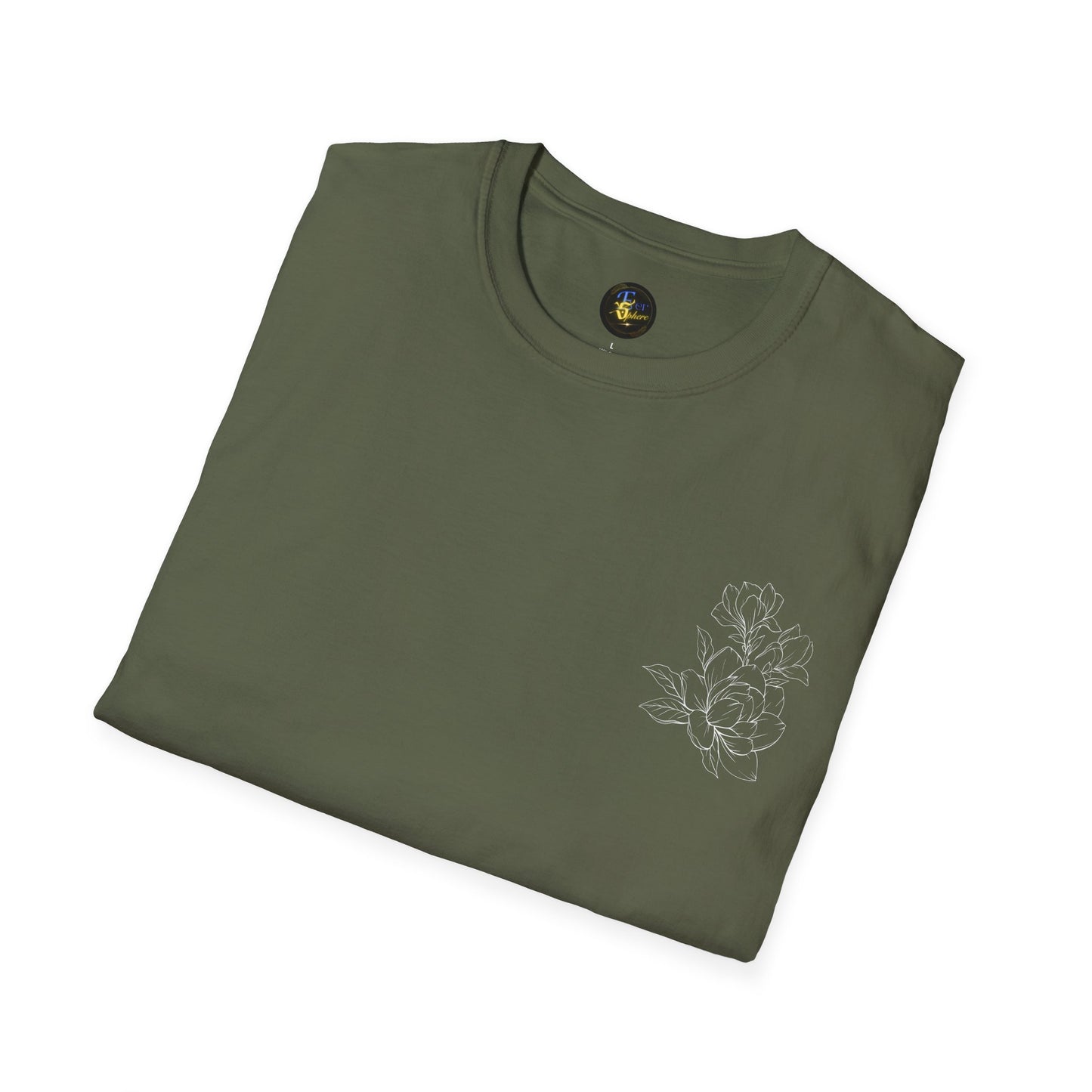 Wild Spirit Butterfly V-Neck Tee for Women