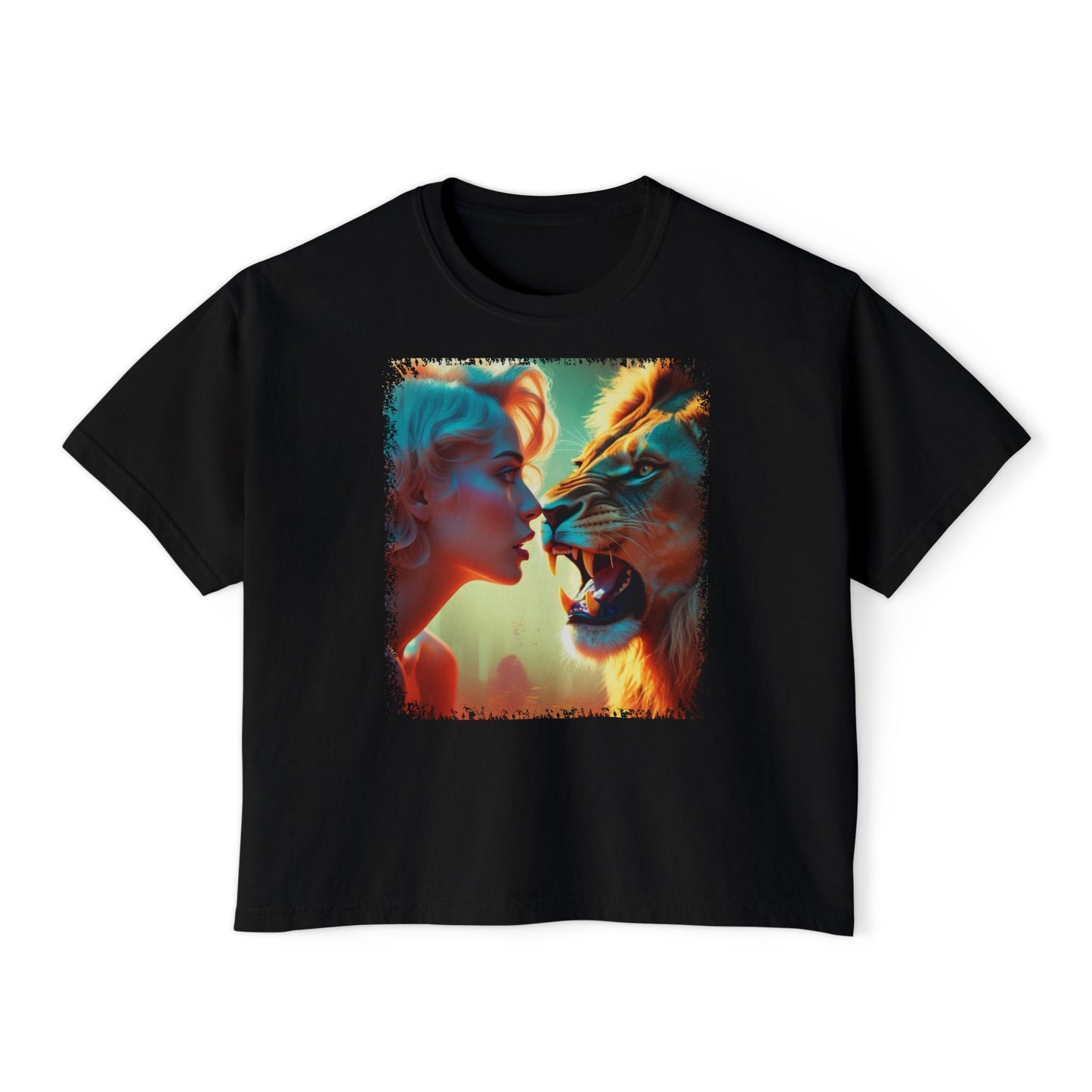 PERSONALIZE Eyes of the Unshaken - Oversized Boxy Fit Graphic T-shirt