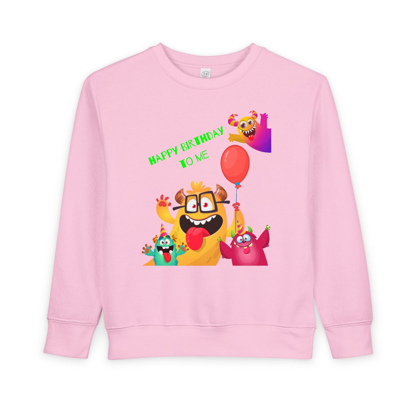 Toddler Happy Birthday Monsters Sweatshirt