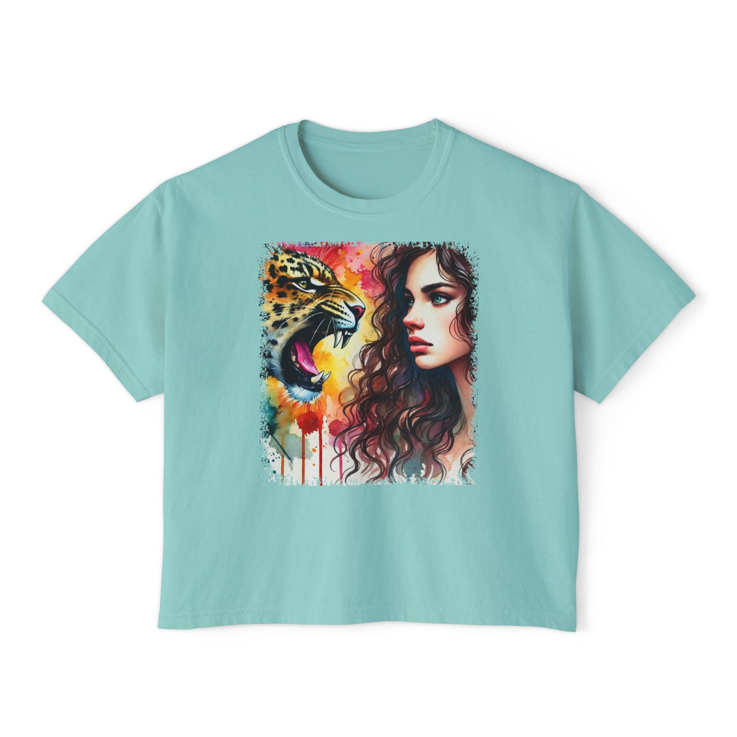 PERSONALIZE The Calm Before the Sprint - Oversized Boxy Fit Graphic T-shirt