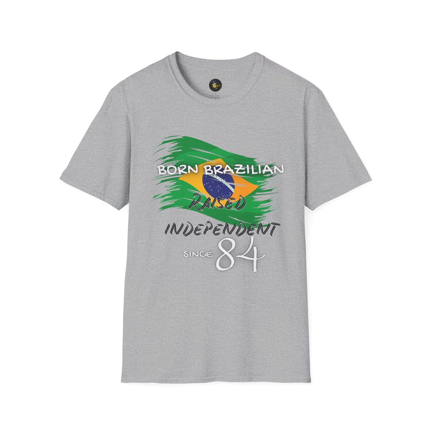 PERSONALIZE Born Brazilian Unisex Cotton T-Shirt - Independent Spirit Tee