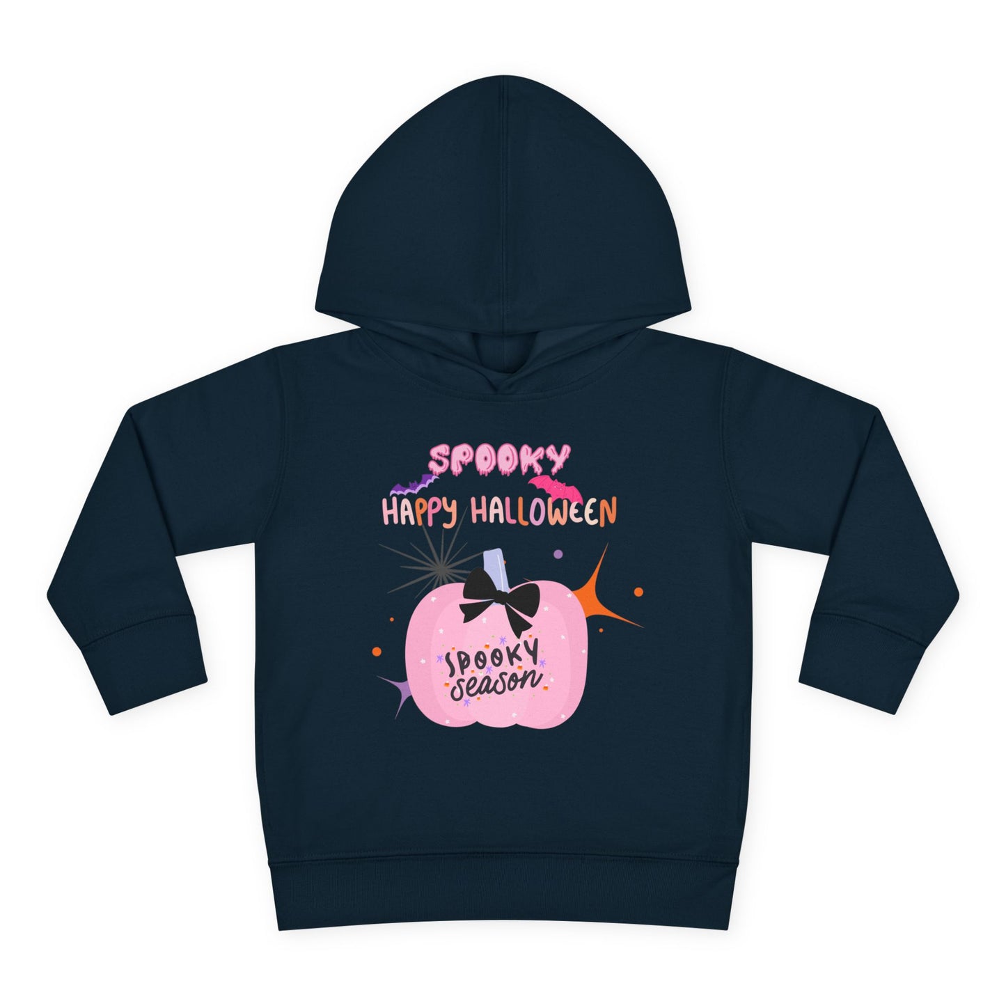 Toddler Pretty in Pink Spooky Season Fleece Hoodie