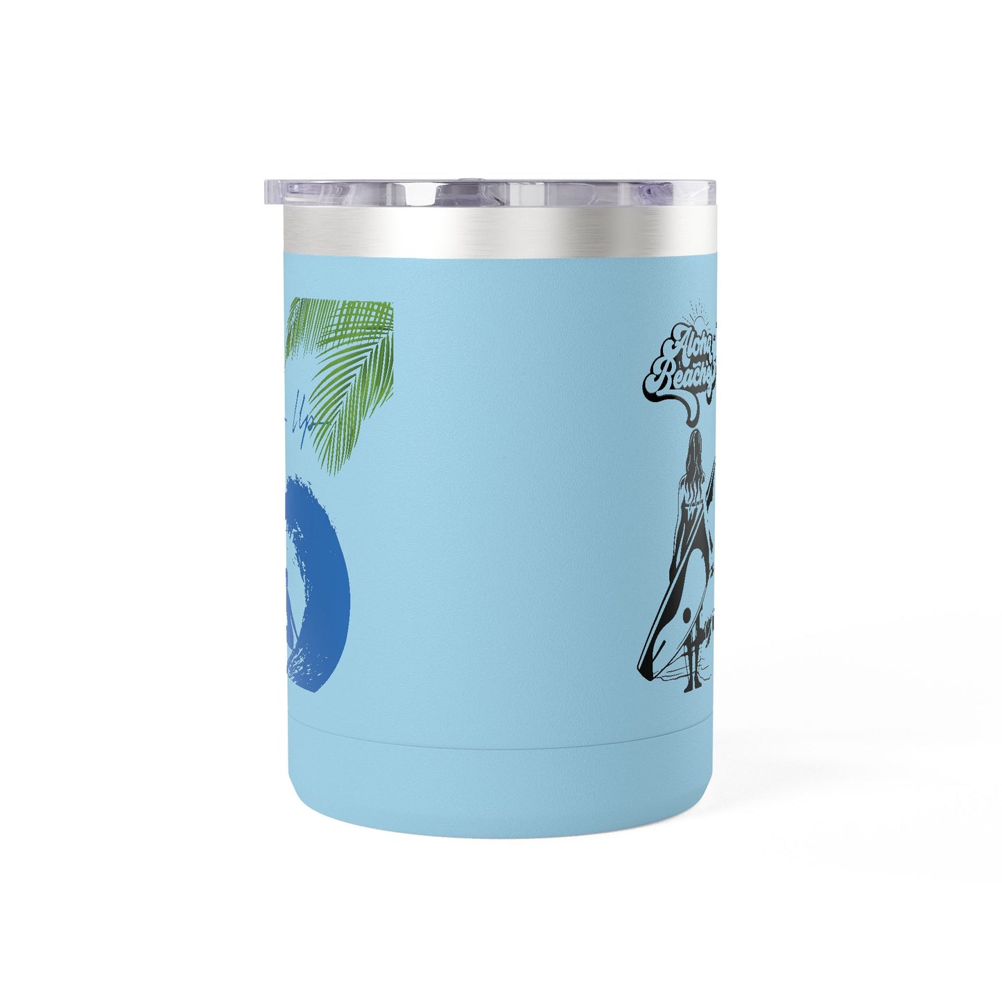 Surfing Girl Mug Tumbler, 15oz