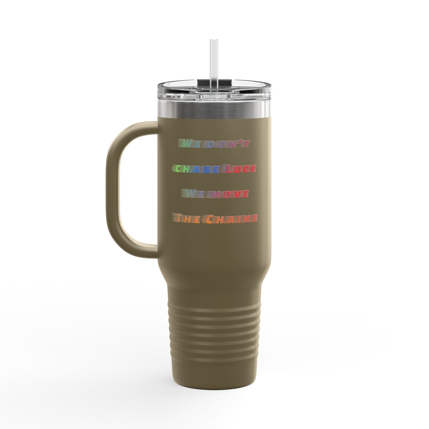 Game On Football Season Sporty Insulated Travel Mug, 40oz